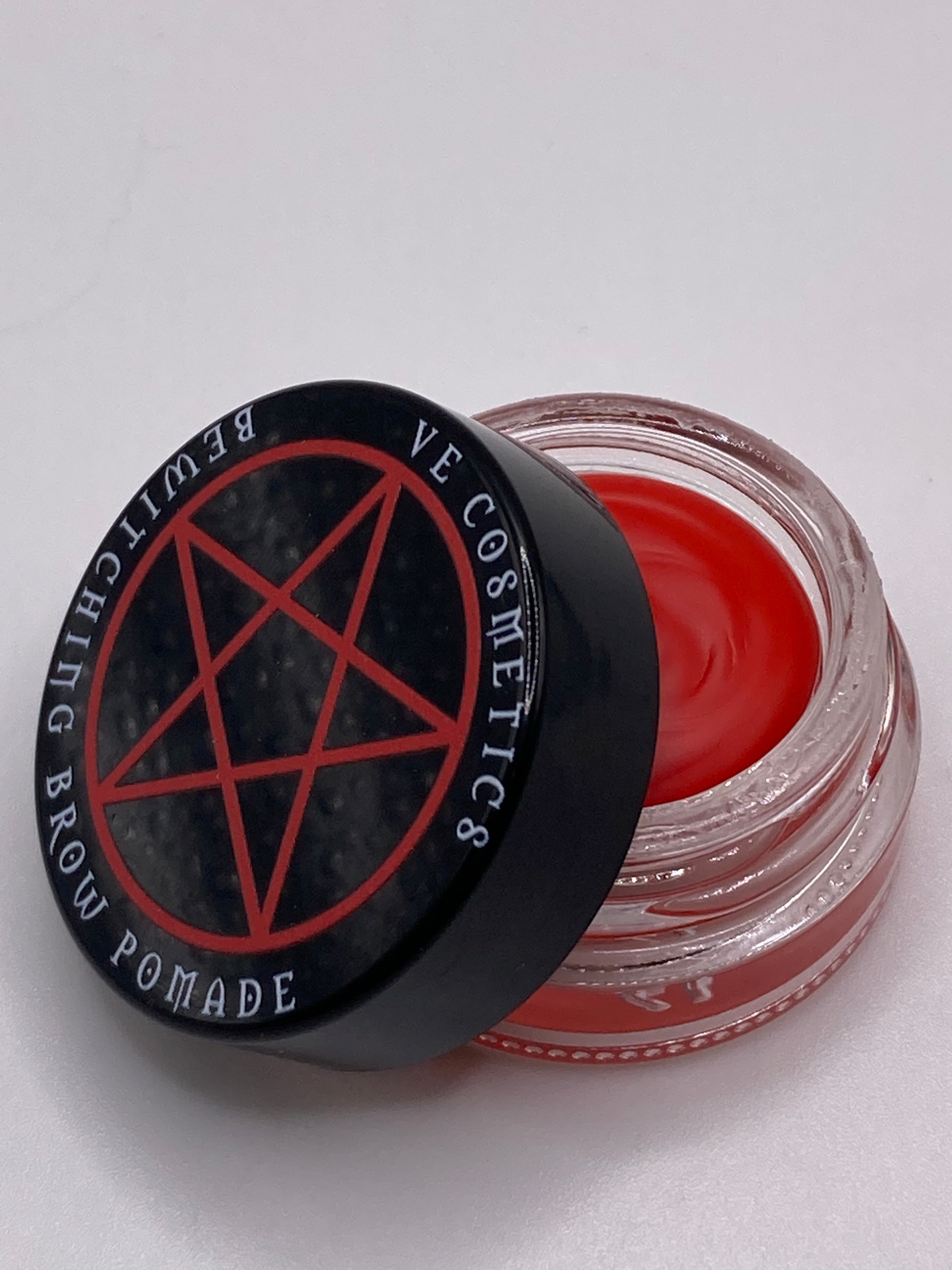 Waterproof Bewitching Brow Pomade - Long Lasting Eyebrow Makeup (12 Colors, Love Spell Bright Red) - Perfect for Bold Eyebrow Looks, Cosplay & Halloween Makeup