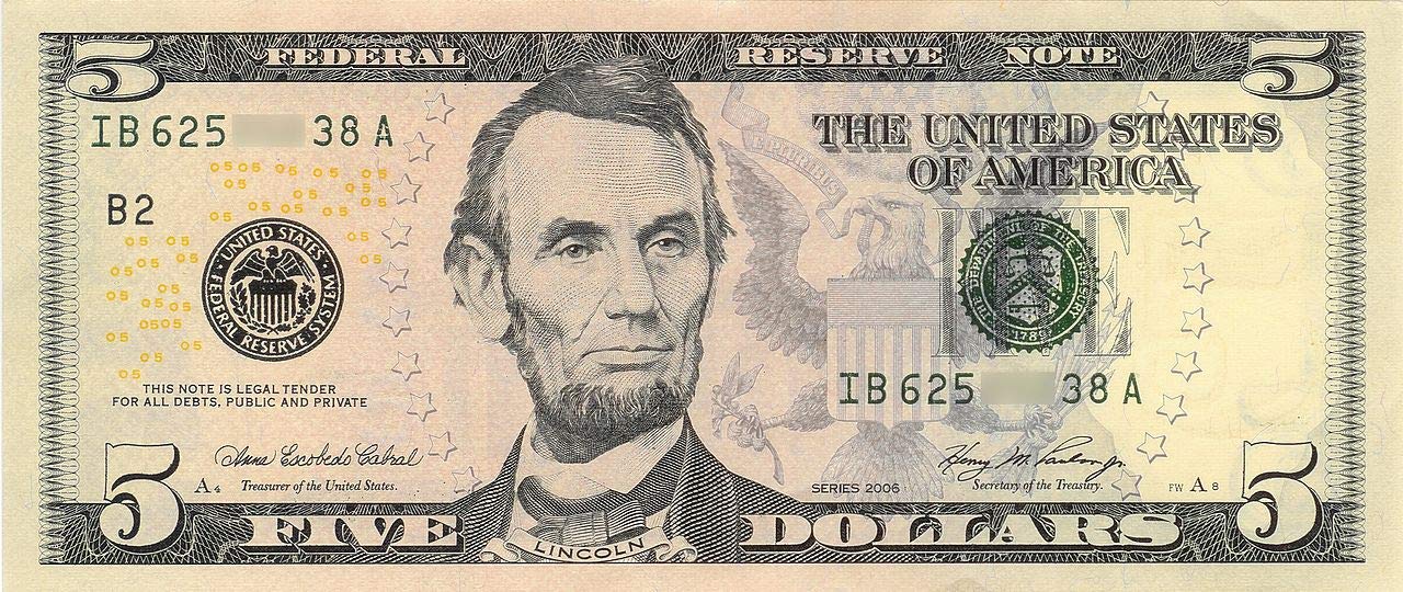 24 Uncut $5 Edible Money Wafer Paper Sheets for Cake & Cupcake Decorating - Fake Currency for Birthday, Themed Parties & Baking Fun