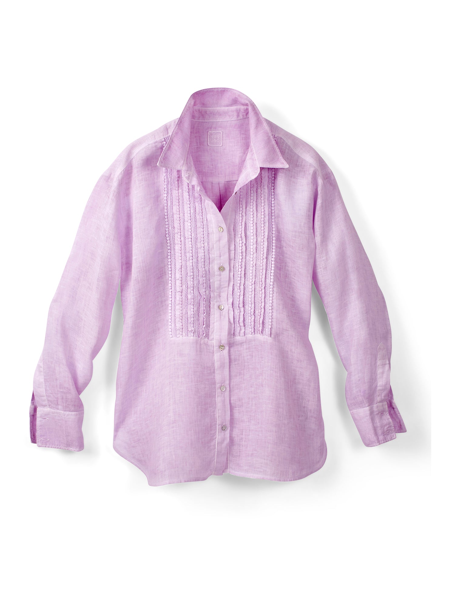Lilja Ruffle Linen Shirt for Women - Breathable Summer Blouse with Feminine Ruffles - Perfect for Beach Outings, Date Nights & Casual Office Wear