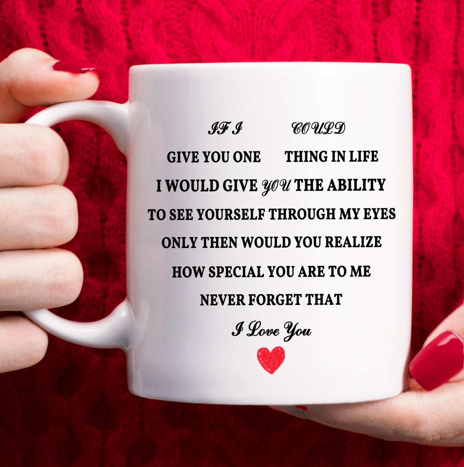Best Thoughtful Gifts for Her & Him - Christmas, Valentine's, Birthday & Anniversary Presents for Wife, Husband, Girlfriend, Boyfriend, Mom, Dad, Sister - Funny Coffee Mug for Home, Office & Everyday Use