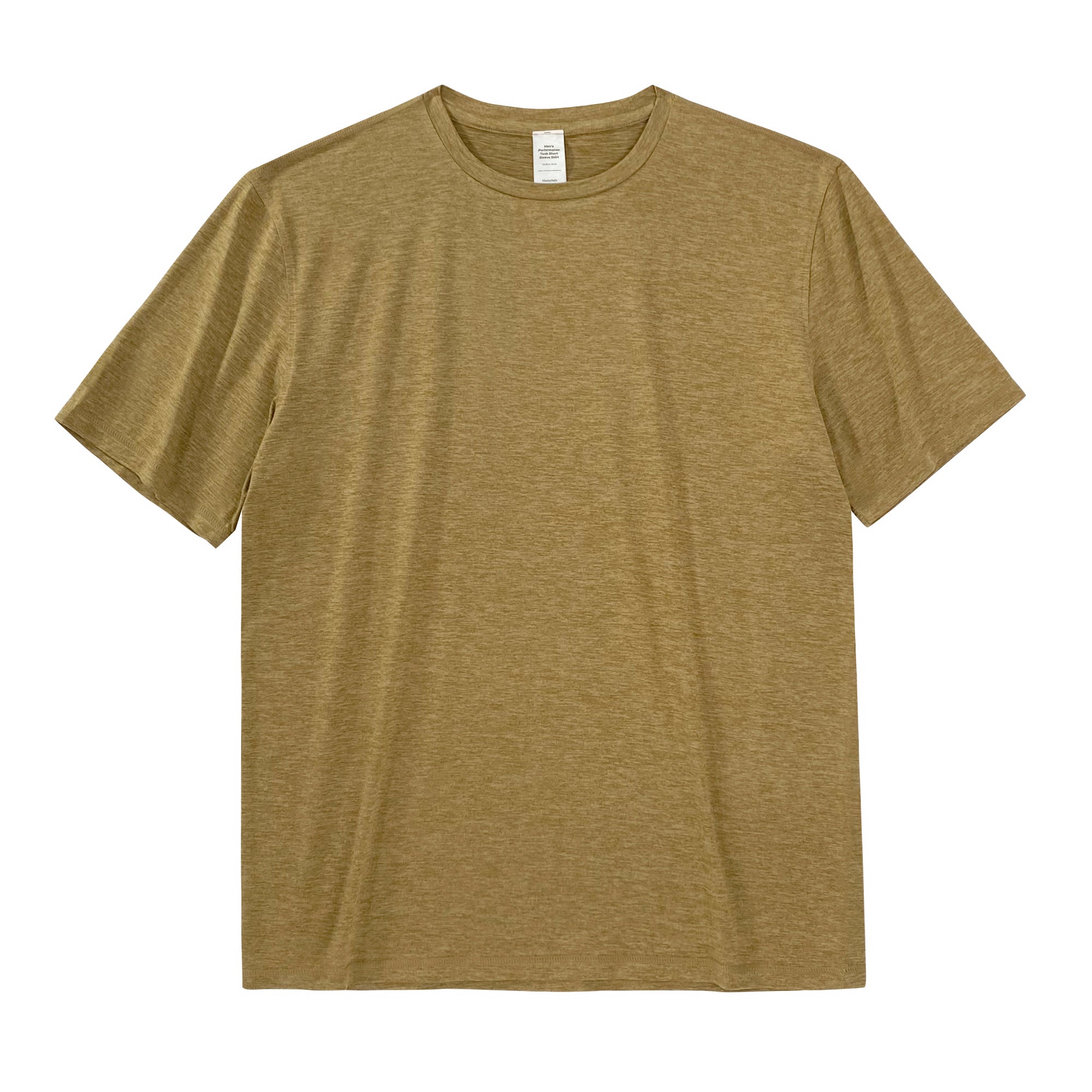 Men's Performance Tech Short Sleeve T-Shirt - Moisture Wicking & Breathable Activewear for Running, Gym & Outdoor Sports