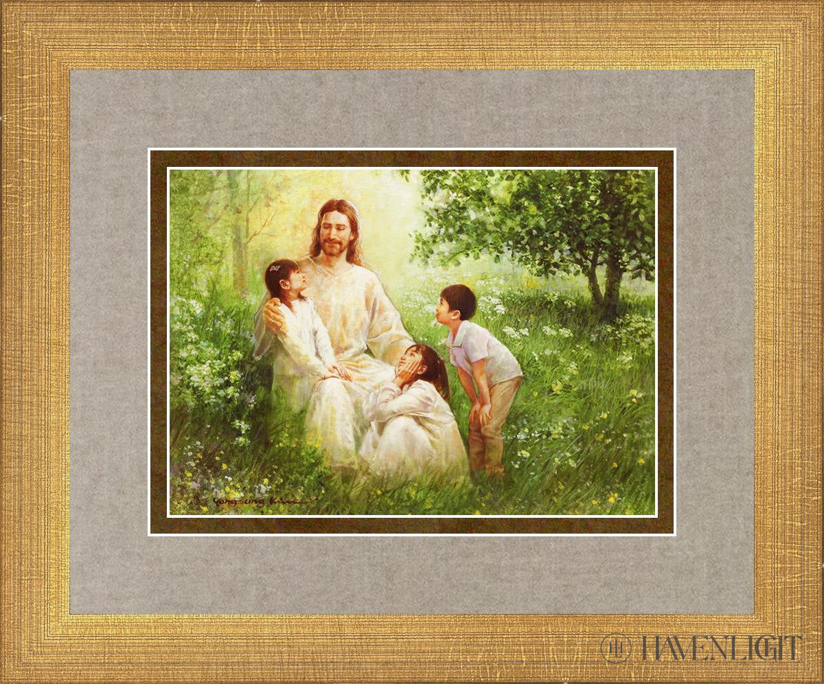 Come Unto Me By Yongsung Kim - Inspirational Christian Wall Art for Home & Church Decor - Perfect for Living Room, Bedroom, Office Prayer Space