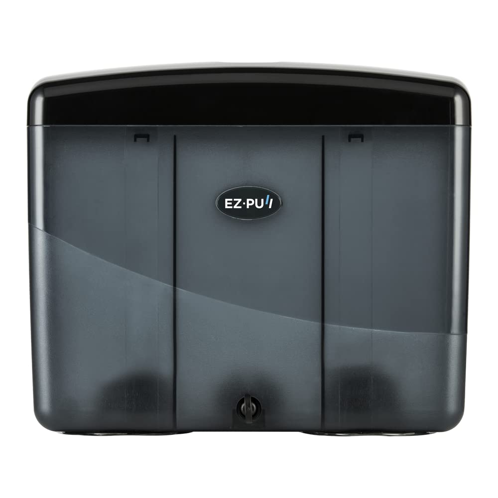 EZbrnd Countertop Multifold Paper Towel Dispenser - Pearl Black (4500B-EZ) | Space-Saving for Kitchen, Bathroom, Office, RV & Airbnb | Quick & Hygienic Hand Drying Solution