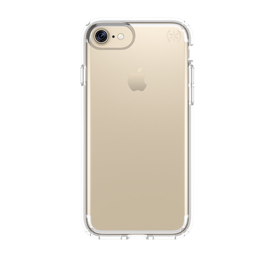 Speck Presidio Clear Protective Case for iPhone 7/6S/6 - Slim Shockproof Phone Cover with Patented Design | Perfect for Everyday Use, Work & Travel Protection