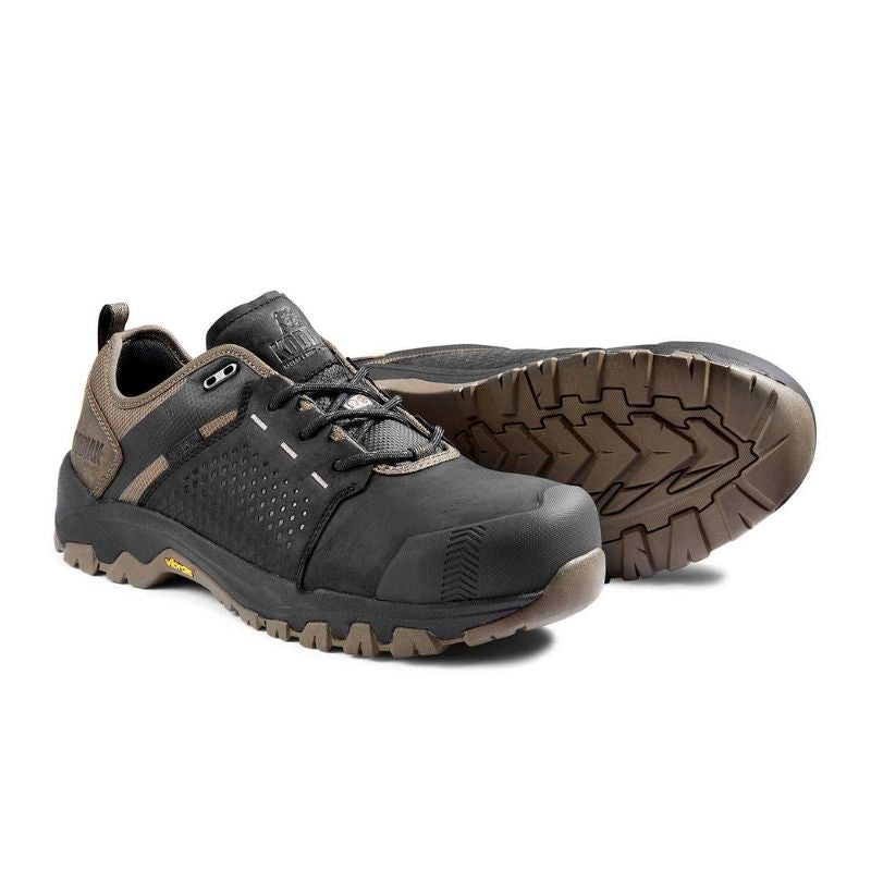 Kodiak Quest Bound Low Men's Waterproof Composite Toe Work Boots - Slip Resistant Safety Shoes for Construction & Outdoor Work (Brown, KD0A4TF3A66) - Ideal for Job Sites, Hiking & Tough Terrains