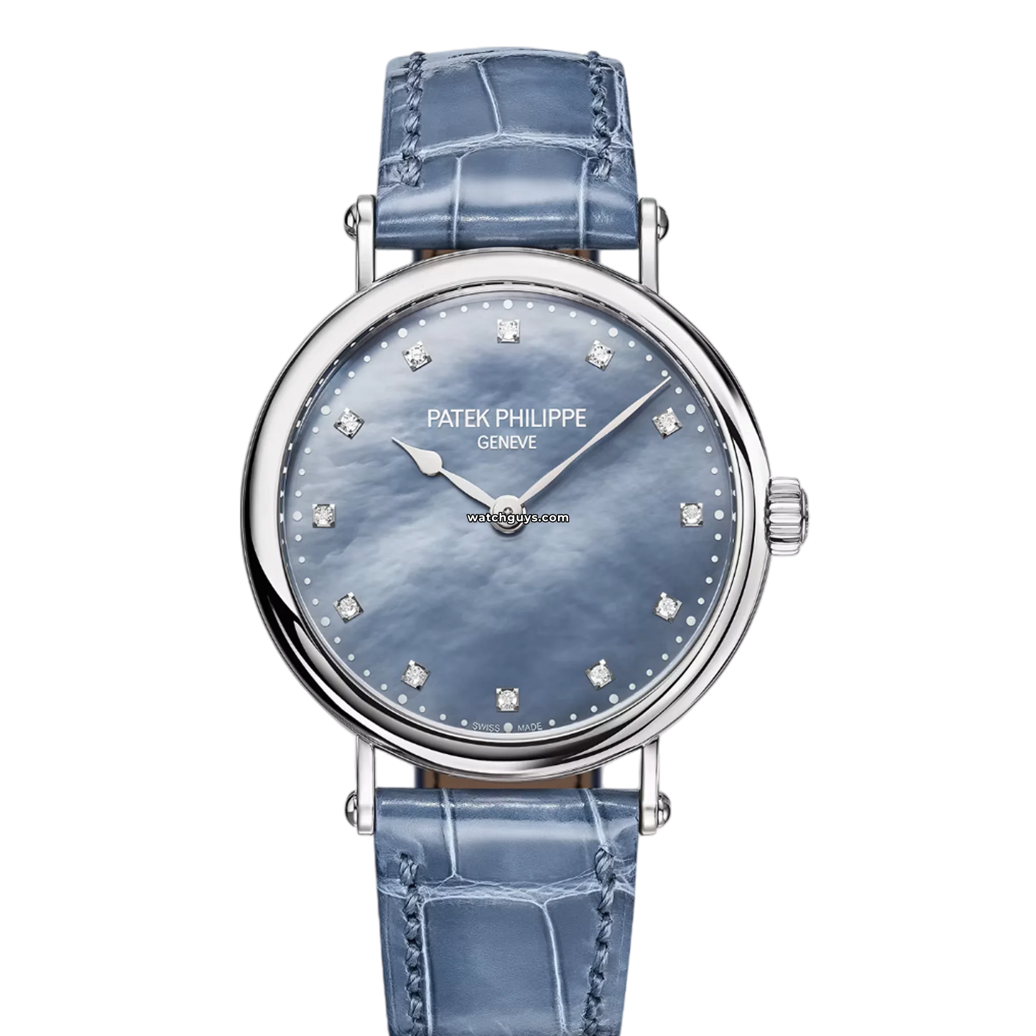 Patek Philippe Calatrava New York Edition 7200/50G 010 Luxury Watch - Elegant White Gold Dress Watch for Men - Perfect for Business Meetings & Formal Events