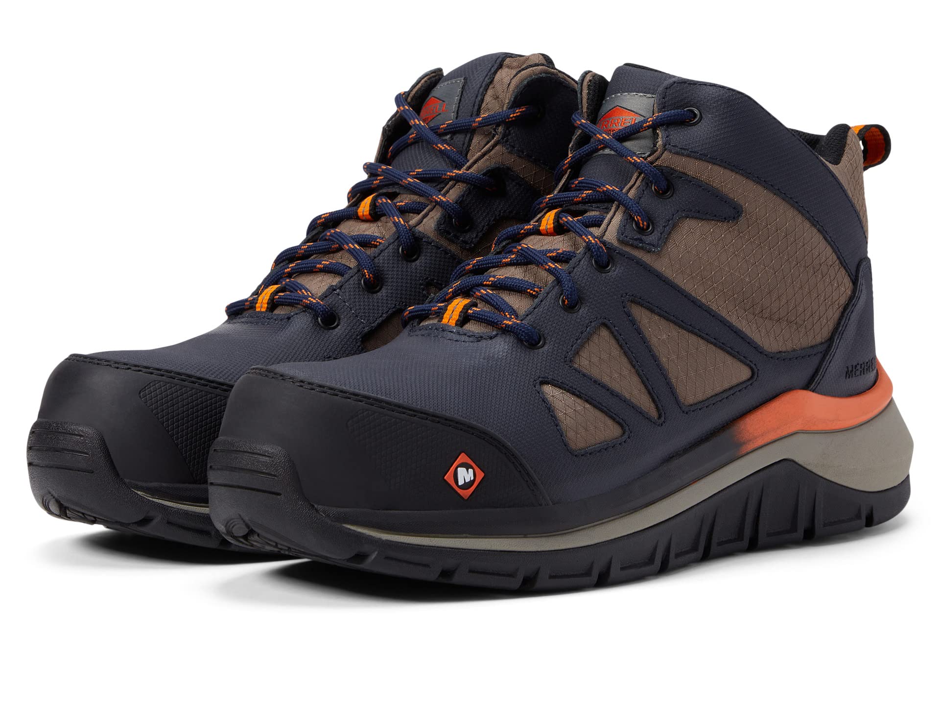 Merrell Men's Fullbench Speed Mid Carbon Fiber Hiking Boot - Lightweight & Durable for Outdoor Adventures & Trail Running