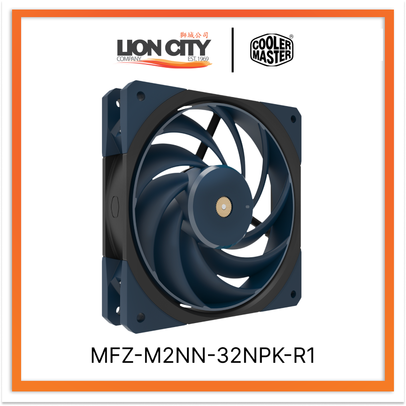 Cooler Master MFZ M2NN 32NPK R1 CM MOBIUS 120 OC Ring Blade Fan - High Performance PC Cooling Fan for Gaming Rigs, Workstations & PC Builds (5-Year Warranty)