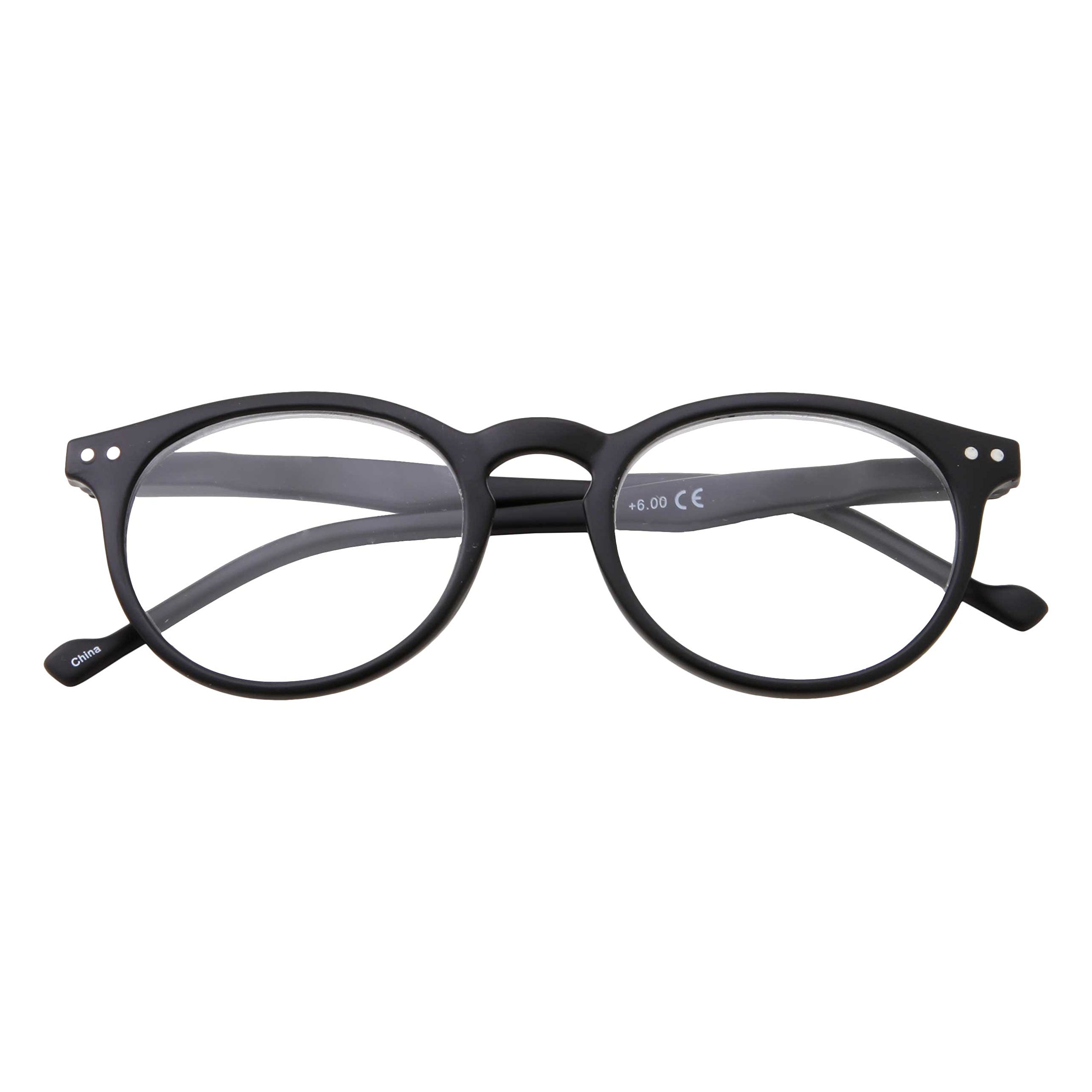 grinderPUNCH Magnifying Reading Glasses for Women & Men - High Power Magnification Readers - Lightweight & Durable - Perfect for Reading, Crafts, Jewelry Making & Close Work
