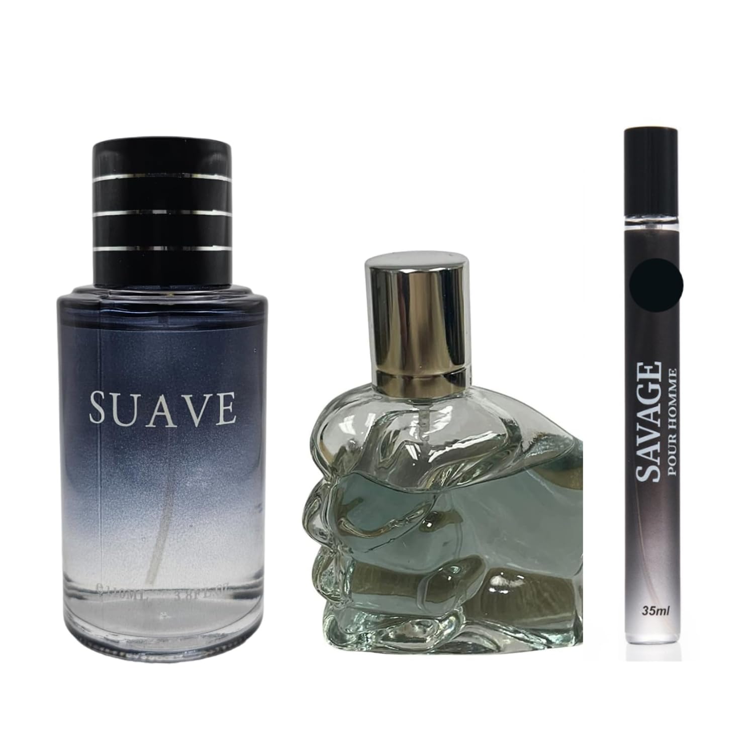 Premium Men's Cologne Gift Set - Suave & Desire Power Fragrance (Inspired by Savage & Only The Brave) | Long-Lasting Eau De Toilette Spray for Men | Masculine Scent for Daily Wear, Date Night & Office | 2-Pack Cologne Bundle