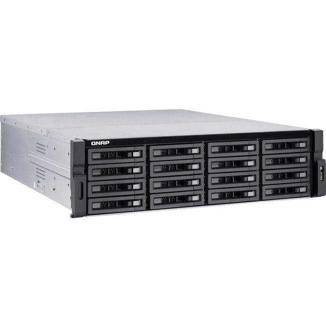 16-Bay 3U NAS Storage Server with 12G SAS/SATA 6G Support, 4 LAN Ports & 10G Ready - Ideal for Enterprise Data Backup, Media Storage & Virtualization Solutions
