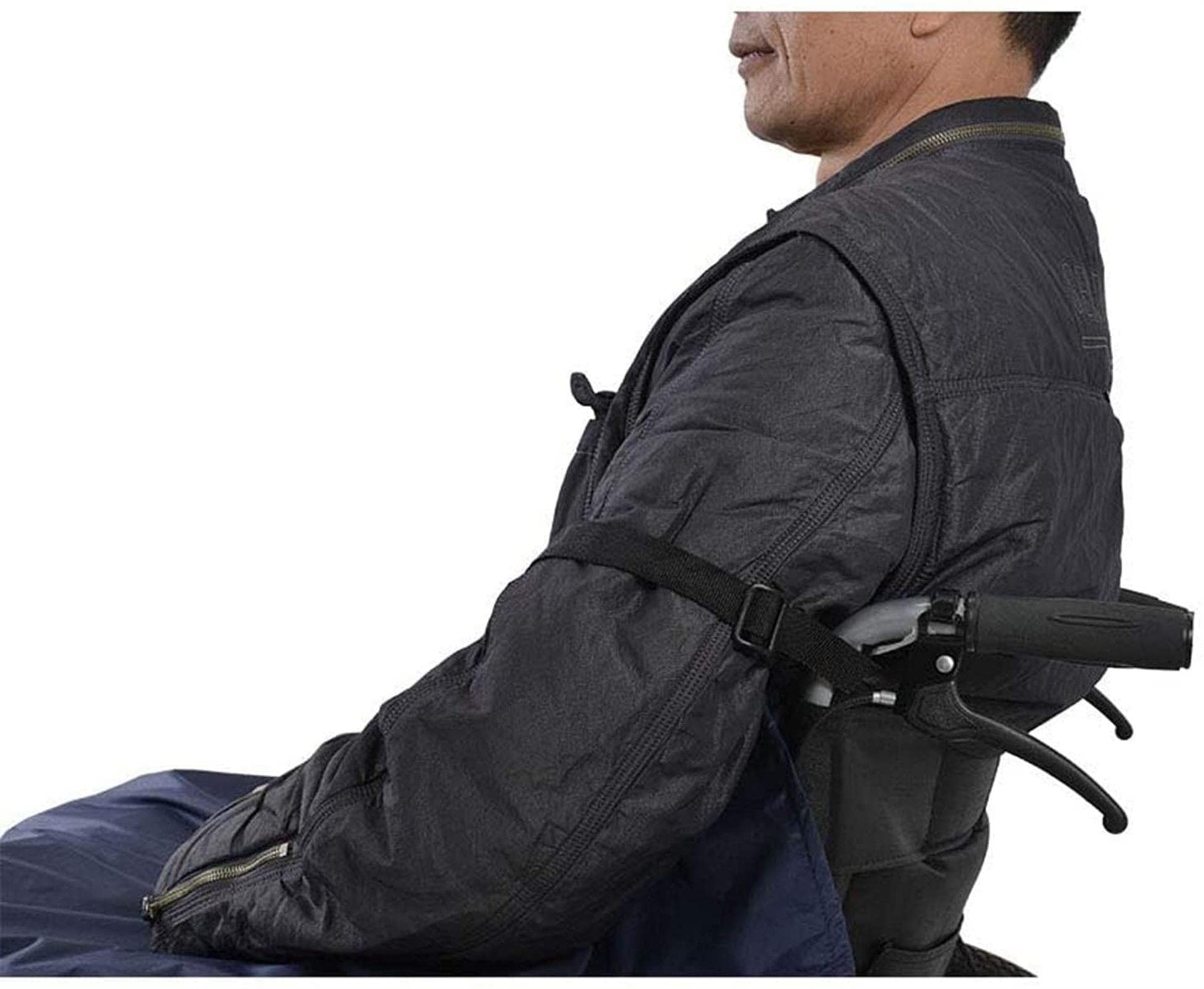 Windproof Wheelchair Blanket for Elderly - Warm & Cozy Leg Cover with Foot Pockets - Perfect for Winter Use, Outdoor Activities & Indoor Comfort