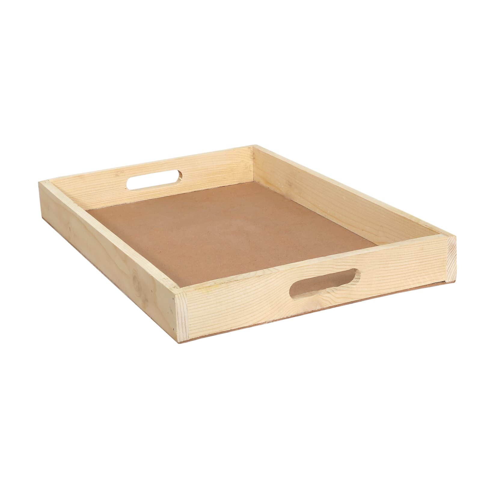 Elegant Pine Wood Tray for Gift Baskets - Perfect for Home Decor, Wedding Anniversary, Christmas, Thanksgiving, Valentine's Day, Birthday, Mother's Day & Holiday Gifts - Ideal for Dining Table Centerpiece, Jewelry Organizer or Bathroom Decor