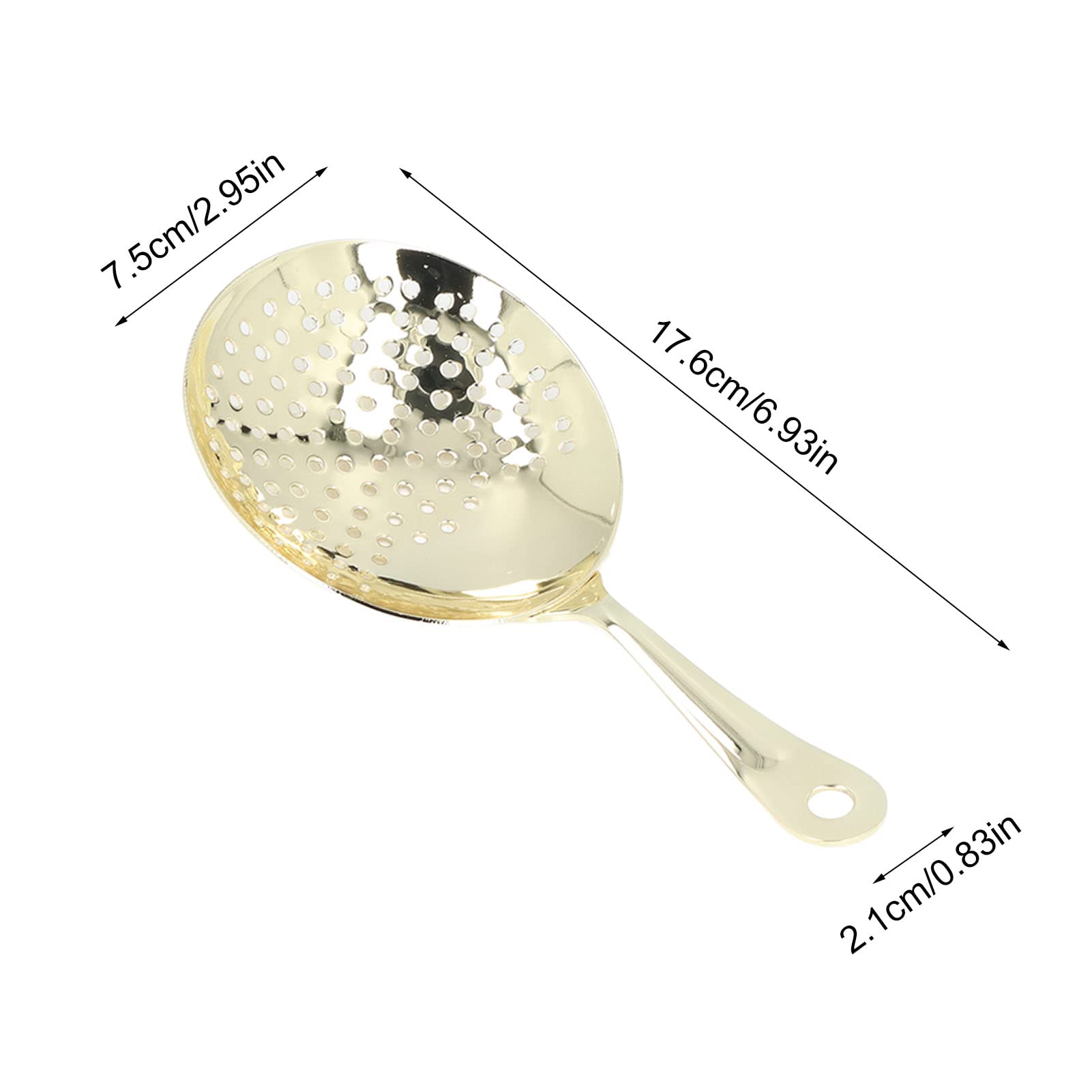 Premium Stainless Steel Bar Strainer - Durable & Efficient Cocktail Strainer for Bartenders, Home Bars & Cocktail Enthusiasts | Perfect for Mixing Martinis, Mojitos & Craft Cocktails