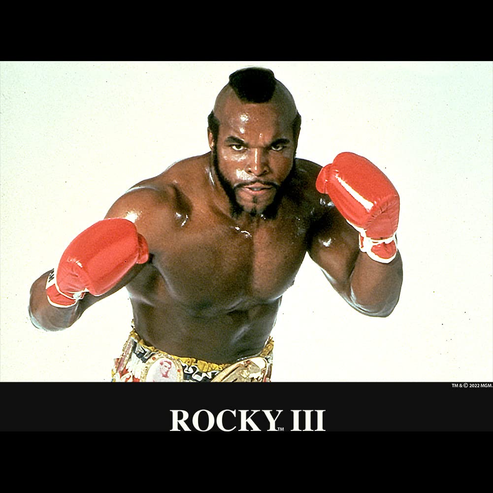 Rocky III 80s Vintage Movie T-Shirt - Clubber Lang Boxing Graphic Tee for Men - Casual Wear, Gym Workout & 80s Retro Fan Gift