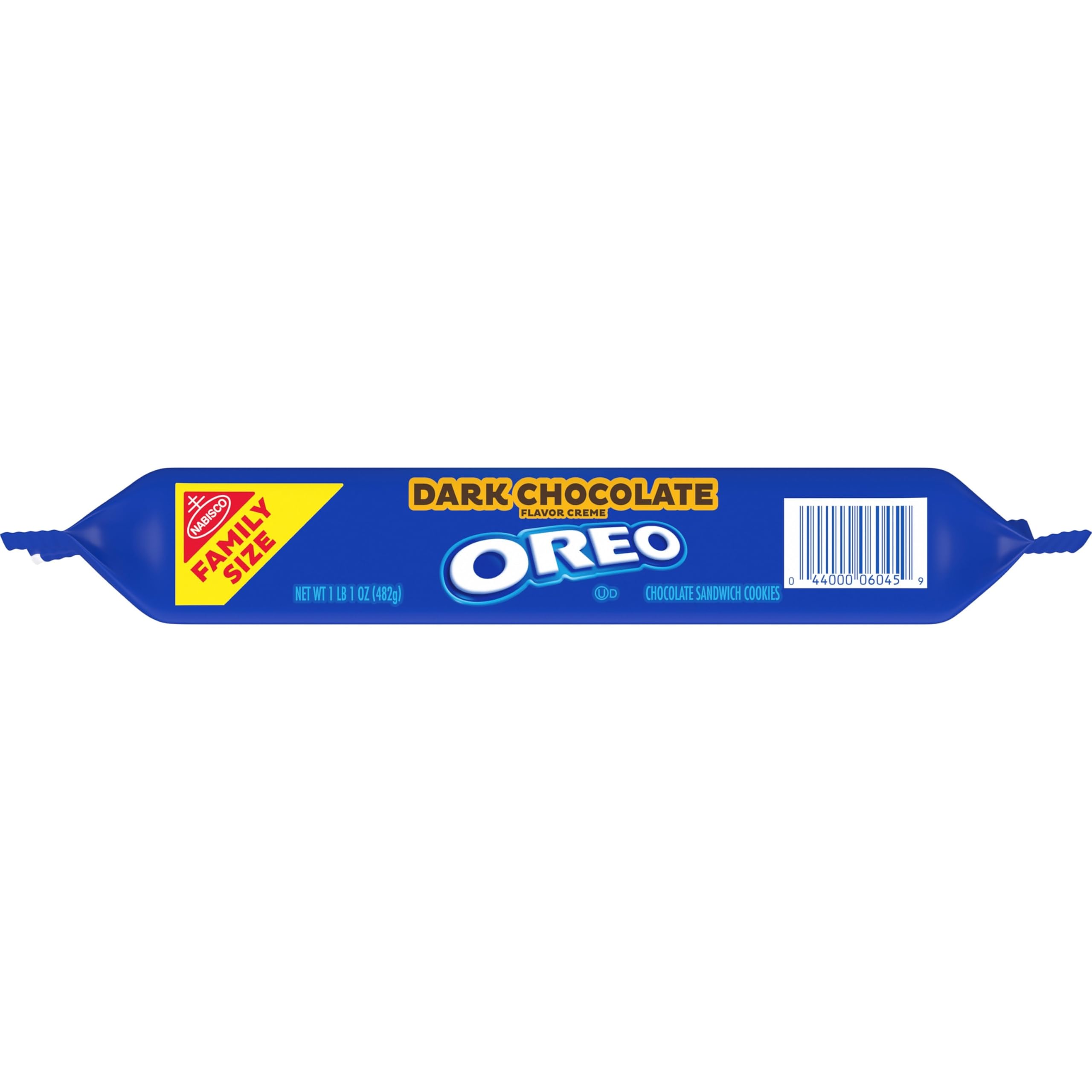 OREO Dark Chocolate Creme Sandwich Cookies - Family Size Pack (12-17 oz) | Rich Chocolate Snack for Parties, School Lunches & Office Treats