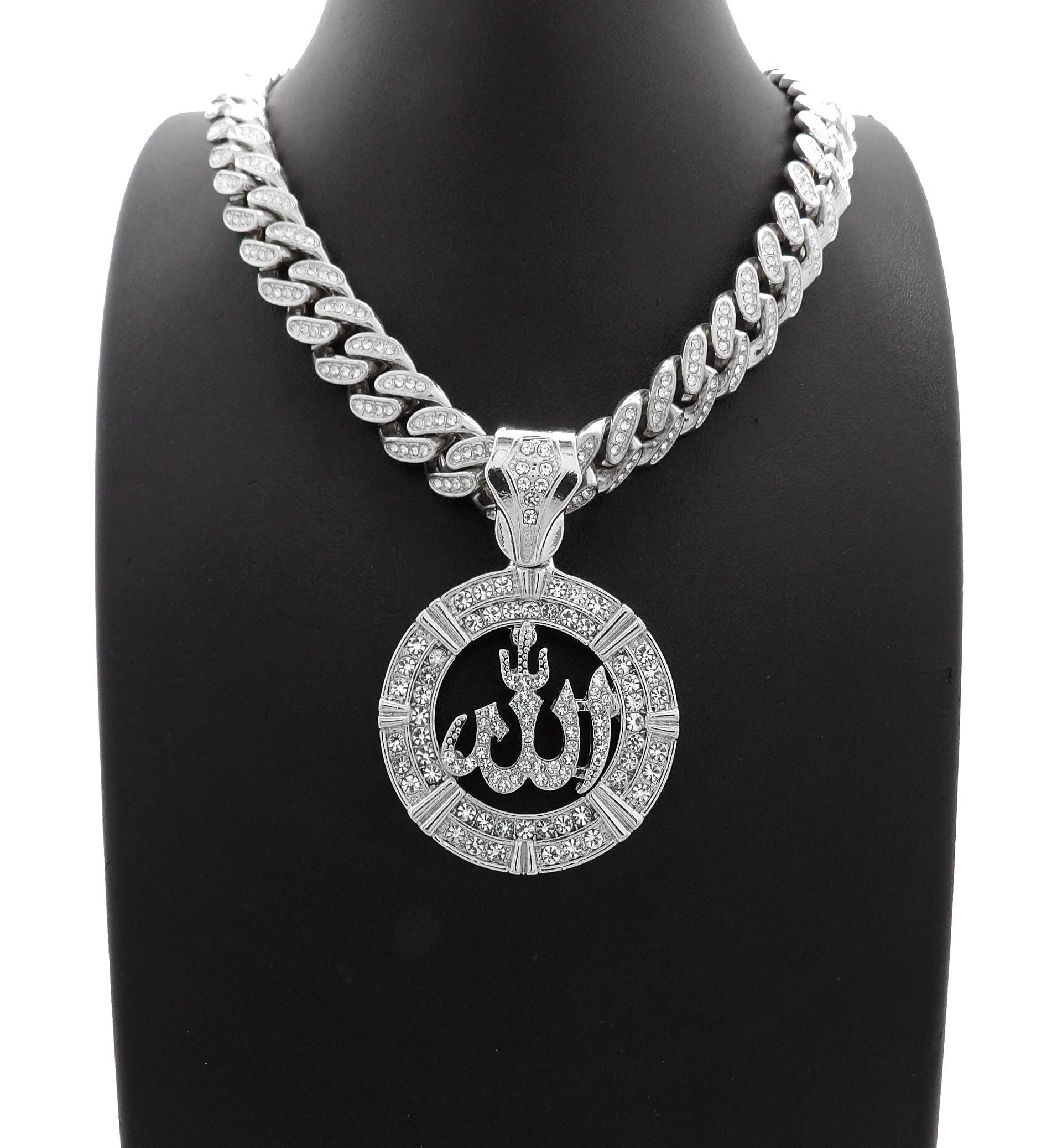 Allah Hip Hop Pendant with 12mm 18