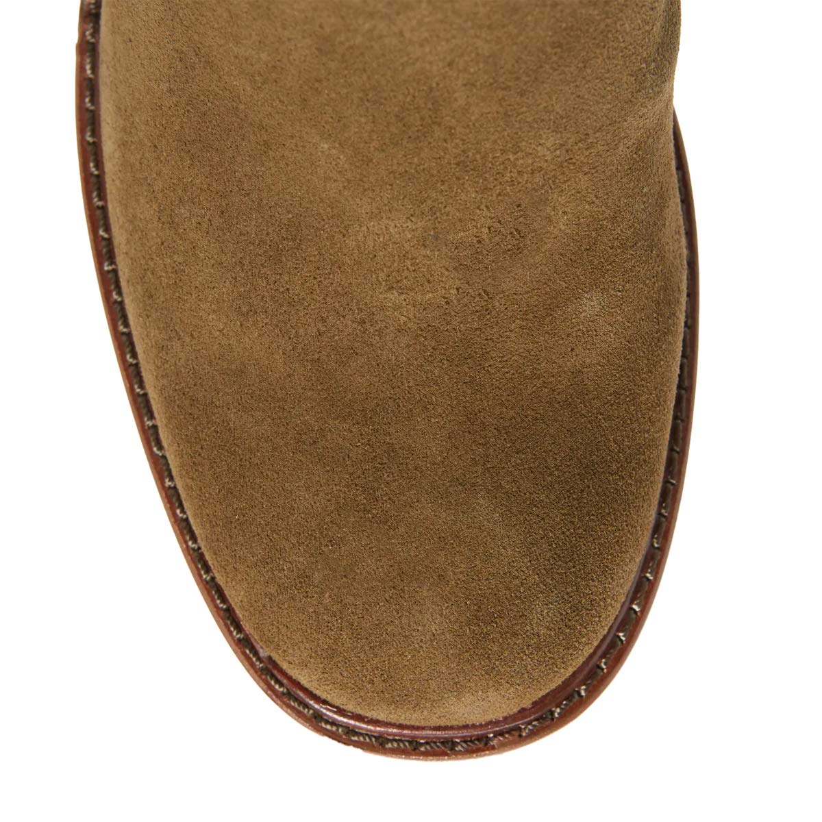 YDN Women's Sexy Over The Knee Boots - Round Closed Toe, Wide Calf, Chunky Block Heel, Faux Suede with Side Zipper - Perfect for Fall Winter Fashion, Date Night, and Party Outfits