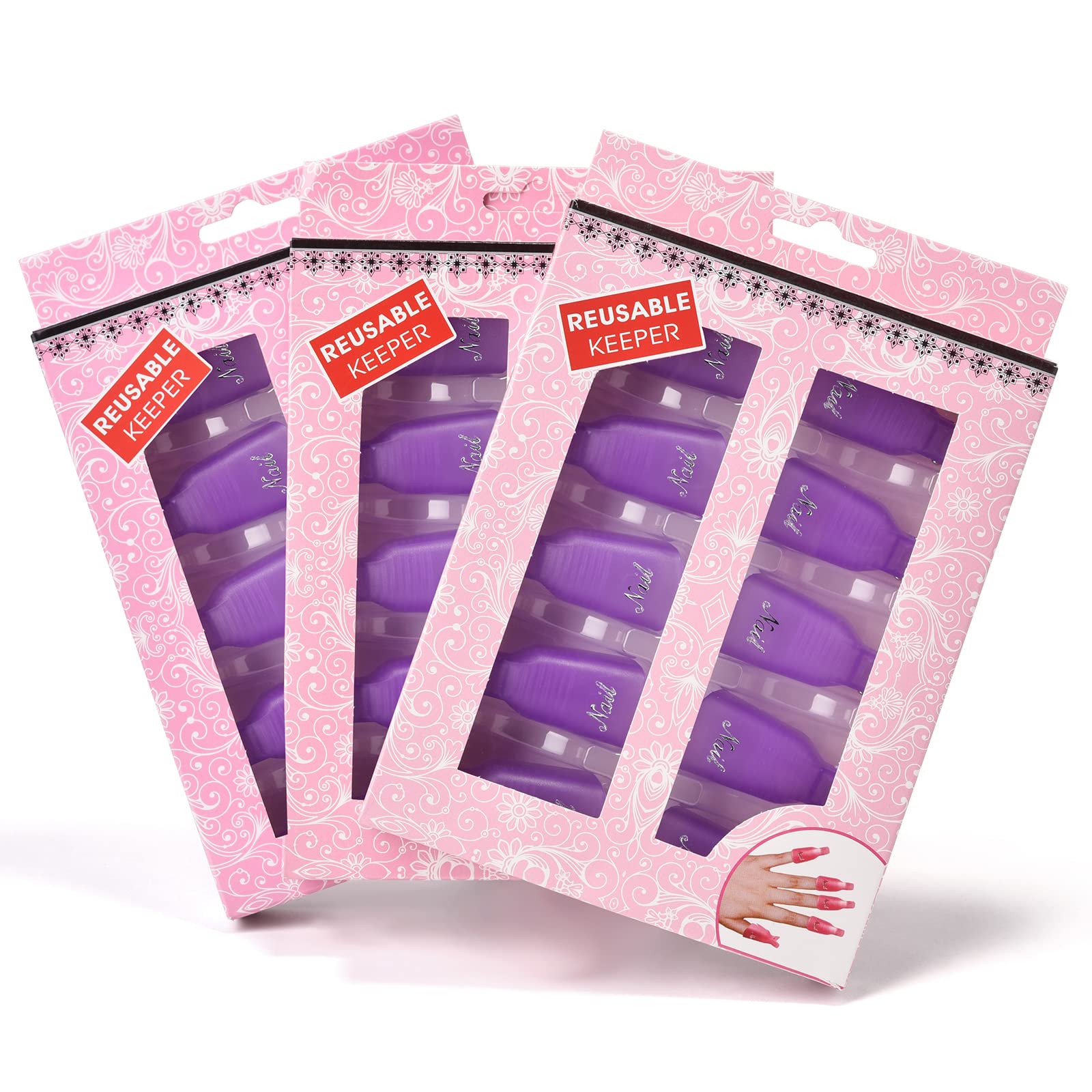 KADS 10PC Acrylic Nail Remover Clips - Professional Nail Wrap Tools for Gel Polish Removal & Soak Off Caps | Perfect for Salon & Home Manicure