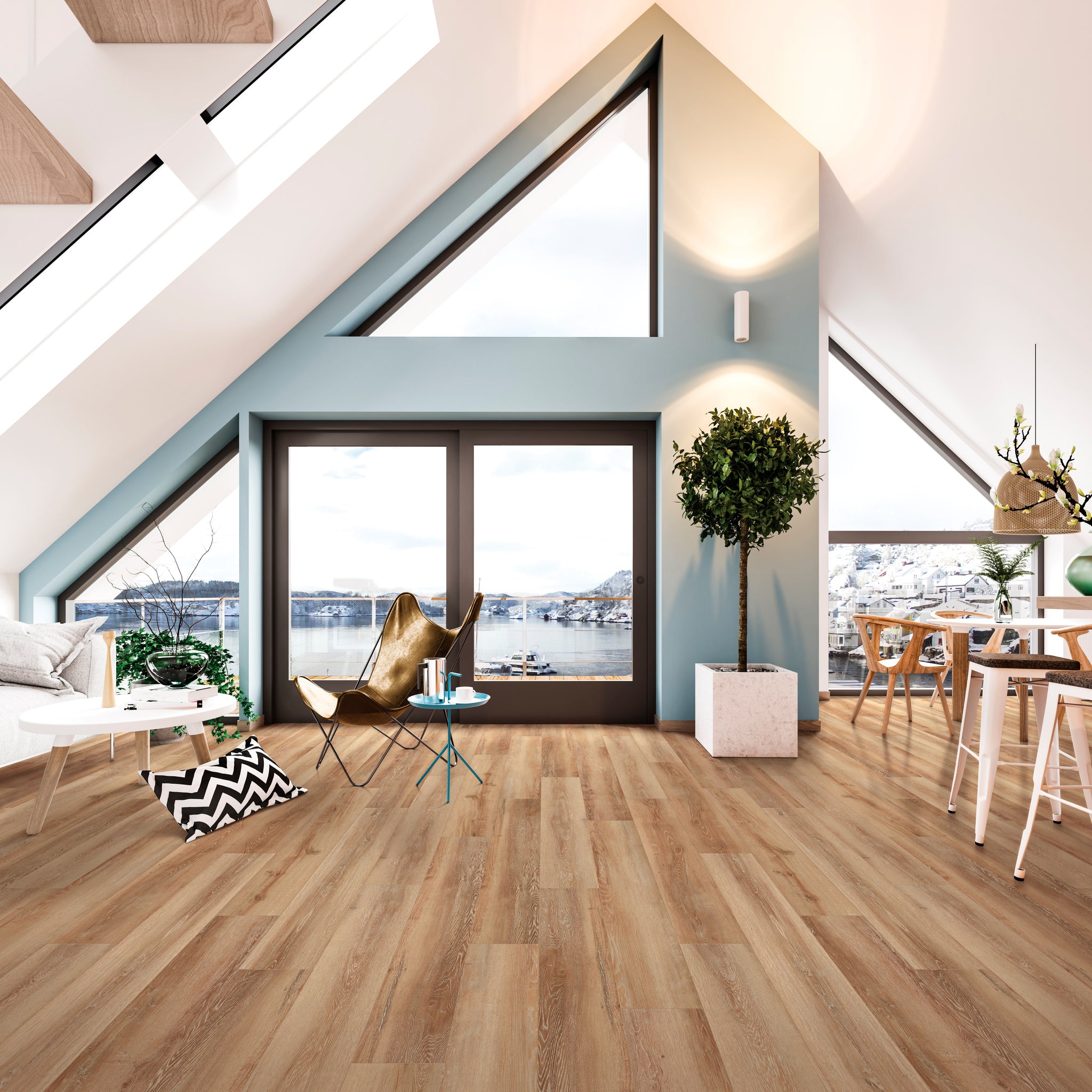 Coretec Plus Premium Luxury Vinyl Plank Flooring - Coretta Oak 9