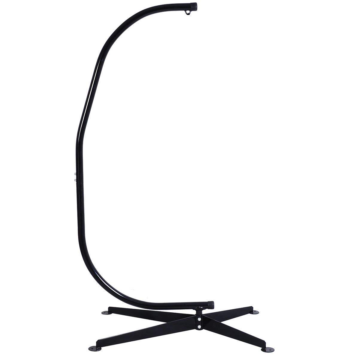 Heavy Duty Solid Steel Hammock Stand - Portable Hammock Frame for Outdoor, Patio, Garden, and Backyard Relaxation - Perfect for Porch Swings, Air Chairs, and Hanging Beds