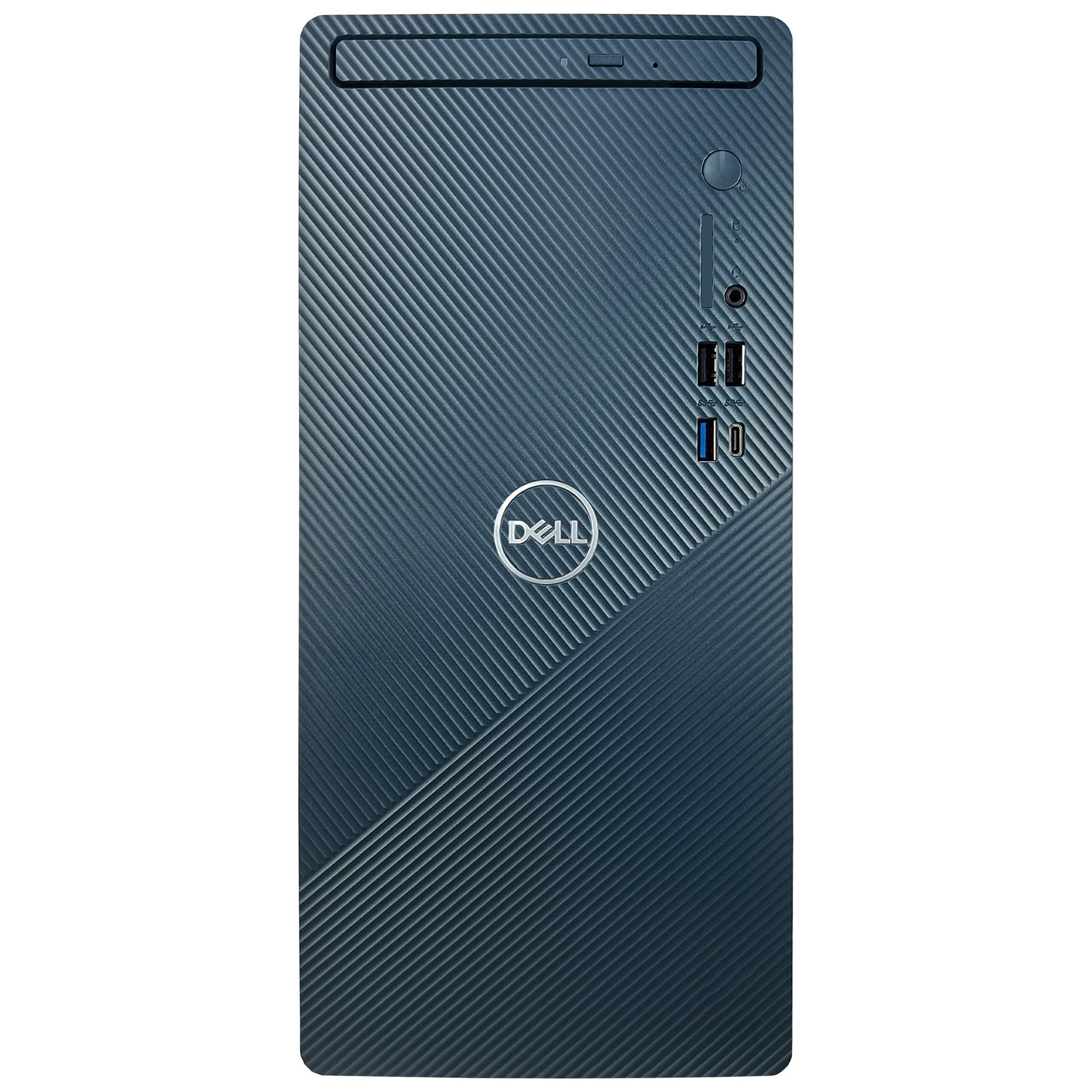 Dell Inspiron 3910 Desktop PC - 12th Gen Intel Core i5-12400 6-Core Processor (Up to 4.4GHz), 8GB RAM, 8TB SSD + 3TB HDD, Intel UHD Graphics 730, DVD Burner, Windows 11 Pro, Mist Blue - Perfect for Home Office, Gaming & Multimedia Editing