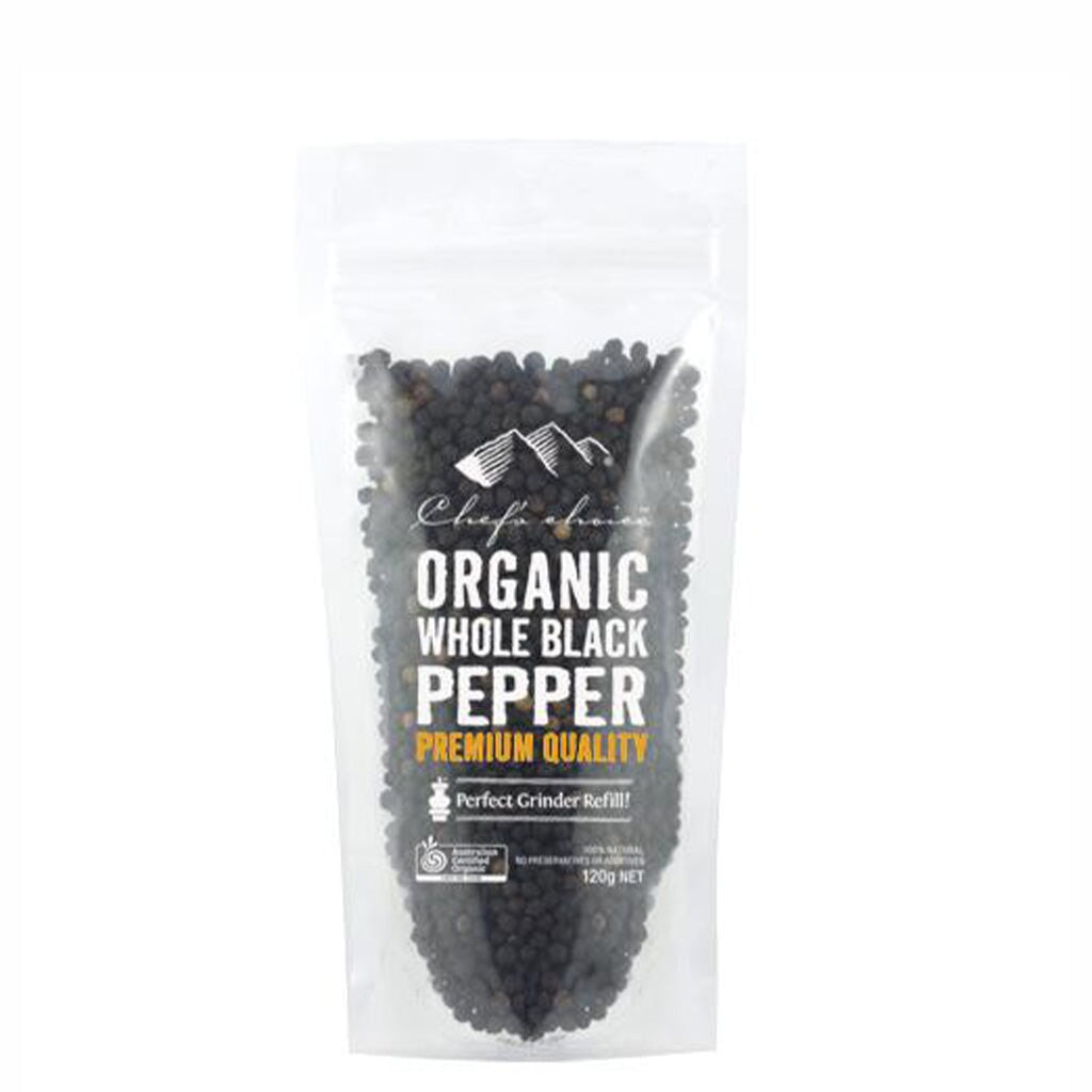 Premium Black Pepper Grinder - Freshly Ground Spice for Steak, Pasta & Salads | Chef's Choice for Gourmet Cooking & Home Kitchens