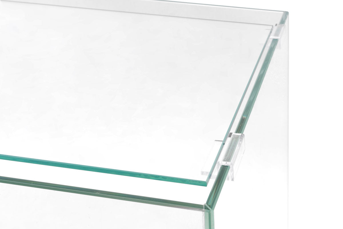 UNS Standard Tank Glass Lid with Clear Clips - Durable Aquarium Cover for Fish Tanks, Reptile Terrariums & Plant Terrariums | Perfect for Home, Office & Classroom Aquascaping