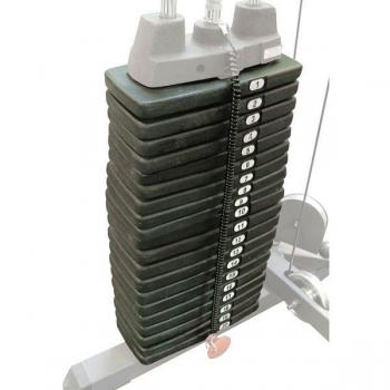 Body Solid 200lb Selectorized Weight Stack - Home Gym Strength Training Equipment for Full Body Workouts