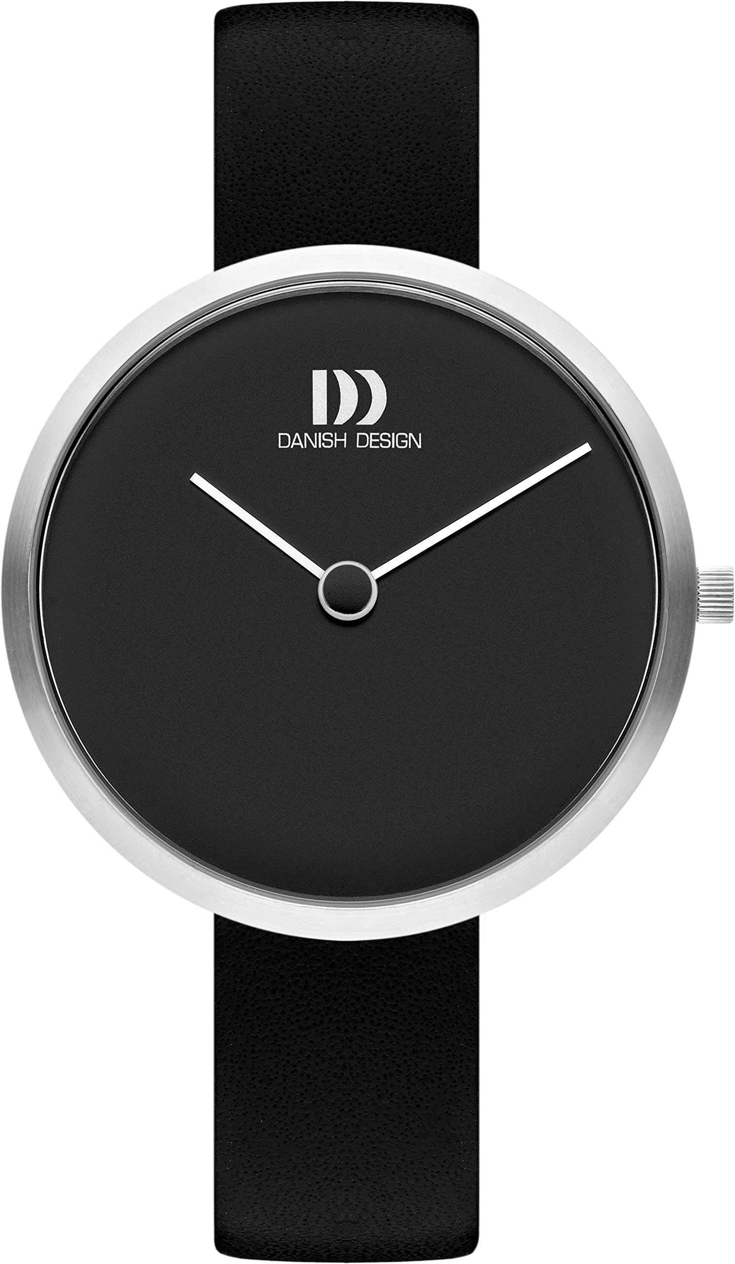 Danish Design Women's Frihed Centro Watch - Black Leather Strap, Minimalist Analog Watch for Women - Perfect for Office, Casual Wear & Everyday Use