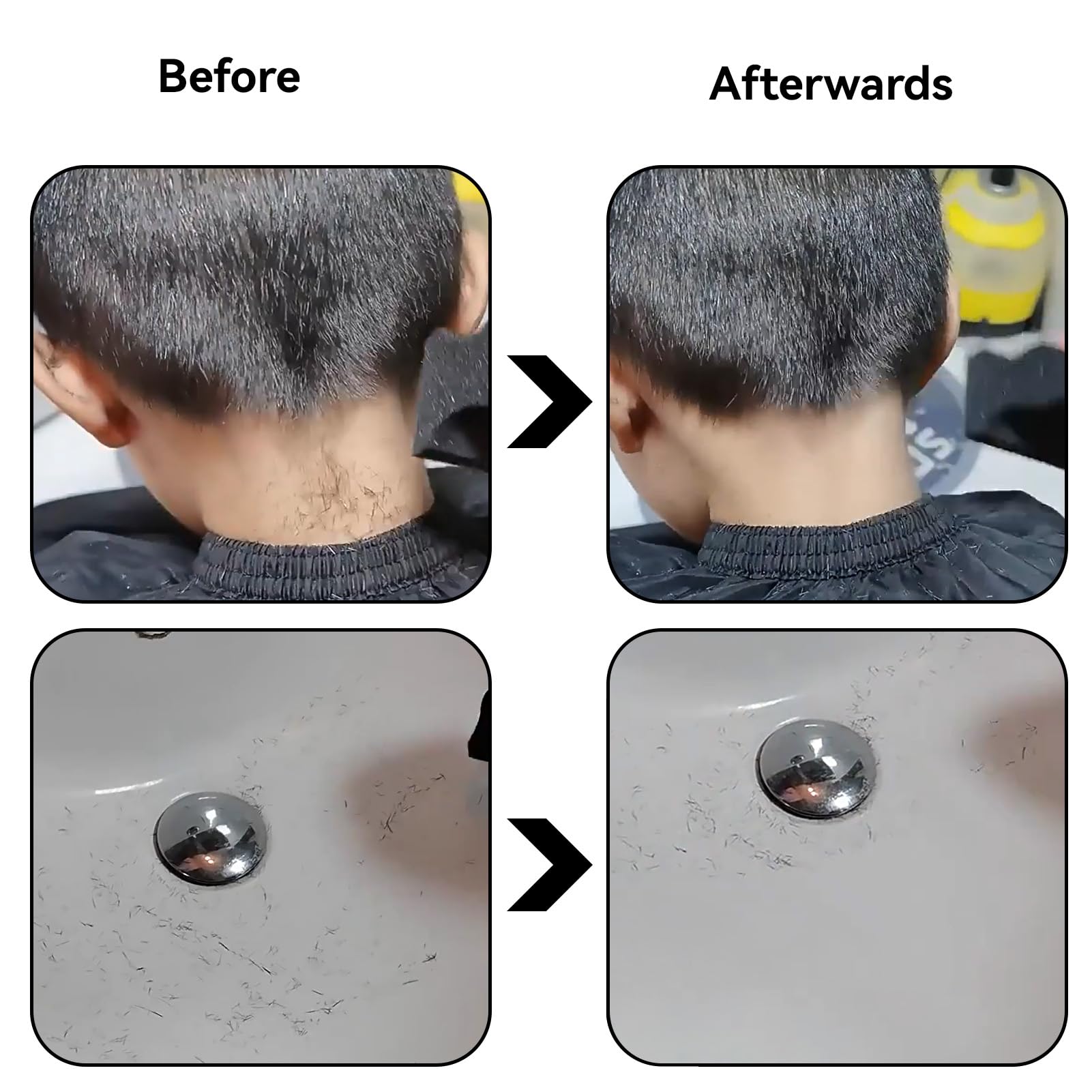 Beard Trimmer Sponge - Compact Beard & Neck Duster for Hair Cleanup | Shaving Tool for Sink & Bathroom | Perfect for Grooming, Barbershops & Home Use