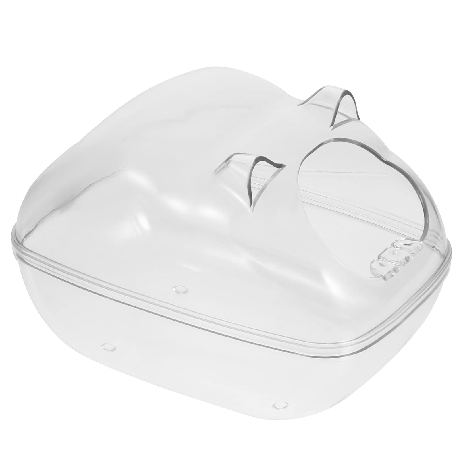 Balacoo Hamster Cage with Bathroom - Plastic Sand Bath for Small Pets, Birds & Hamsters - Perfect for Cleaning & Grooming in Cage or Playpen