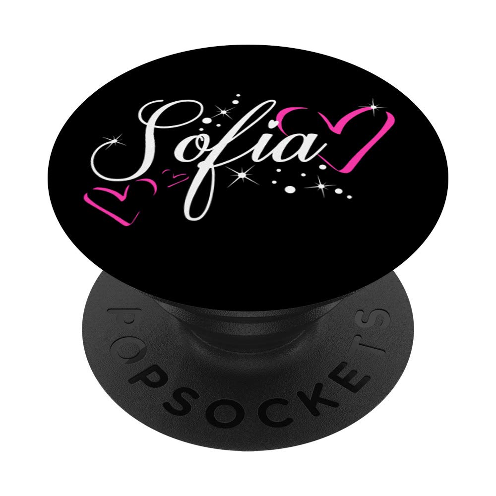 Custom Sofia Name Calligraphy Art - Elegant Hand Lettering with Hearts - Perfect for Wall Decor, Gifts, and Nursery Room