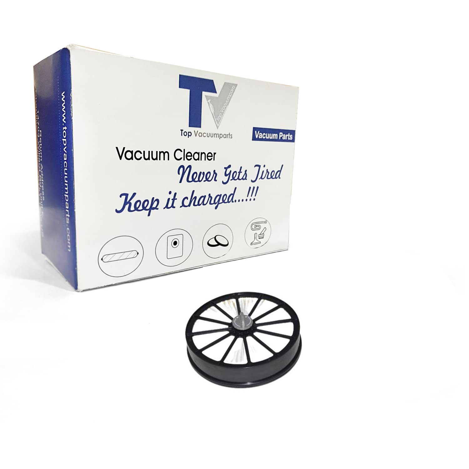 Bissell Vacuum Pleated Replacement Filter - Compatible with Models 2087, 20872, 20874, 20878, 2087R, 20871, 2087Q (1 Pack) - OEM Part 1612631 - Perfect for Pet Hair & Deep Cleaning