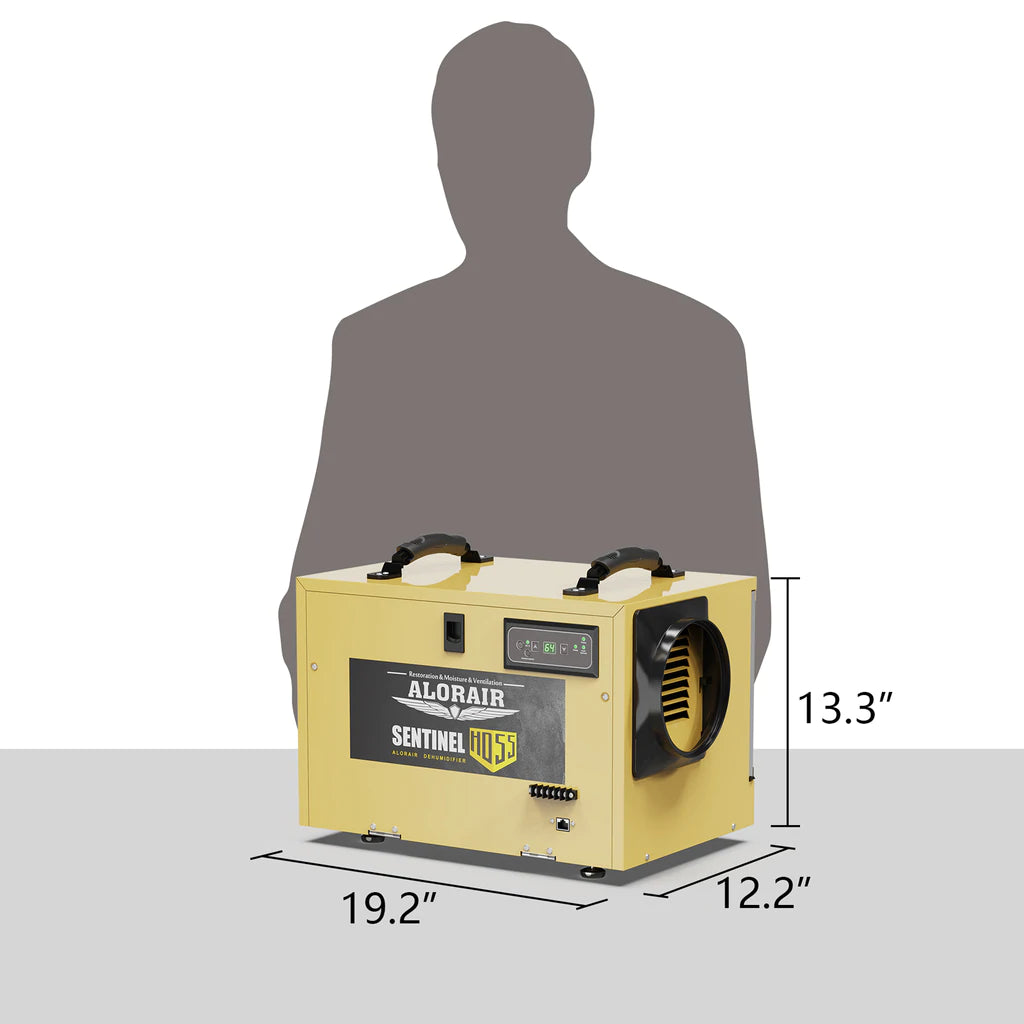 AlorAir Sentinel HD55 Gold 120 PPD Commercial Dehumidifier - High Capacity Moisture Removal for Basements, Warehouses & Large Spaces
