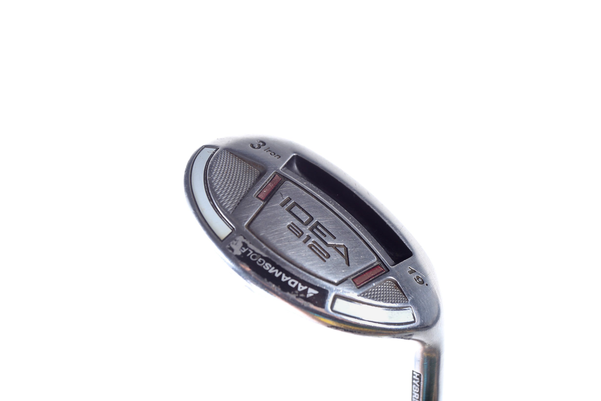 Adams Idea a12 3H Hybrid Golf Club - 19° Stiff Flex Right Handed | Pre-Owned | Perfect for Mid-Handicap Players & Driving Range Practice