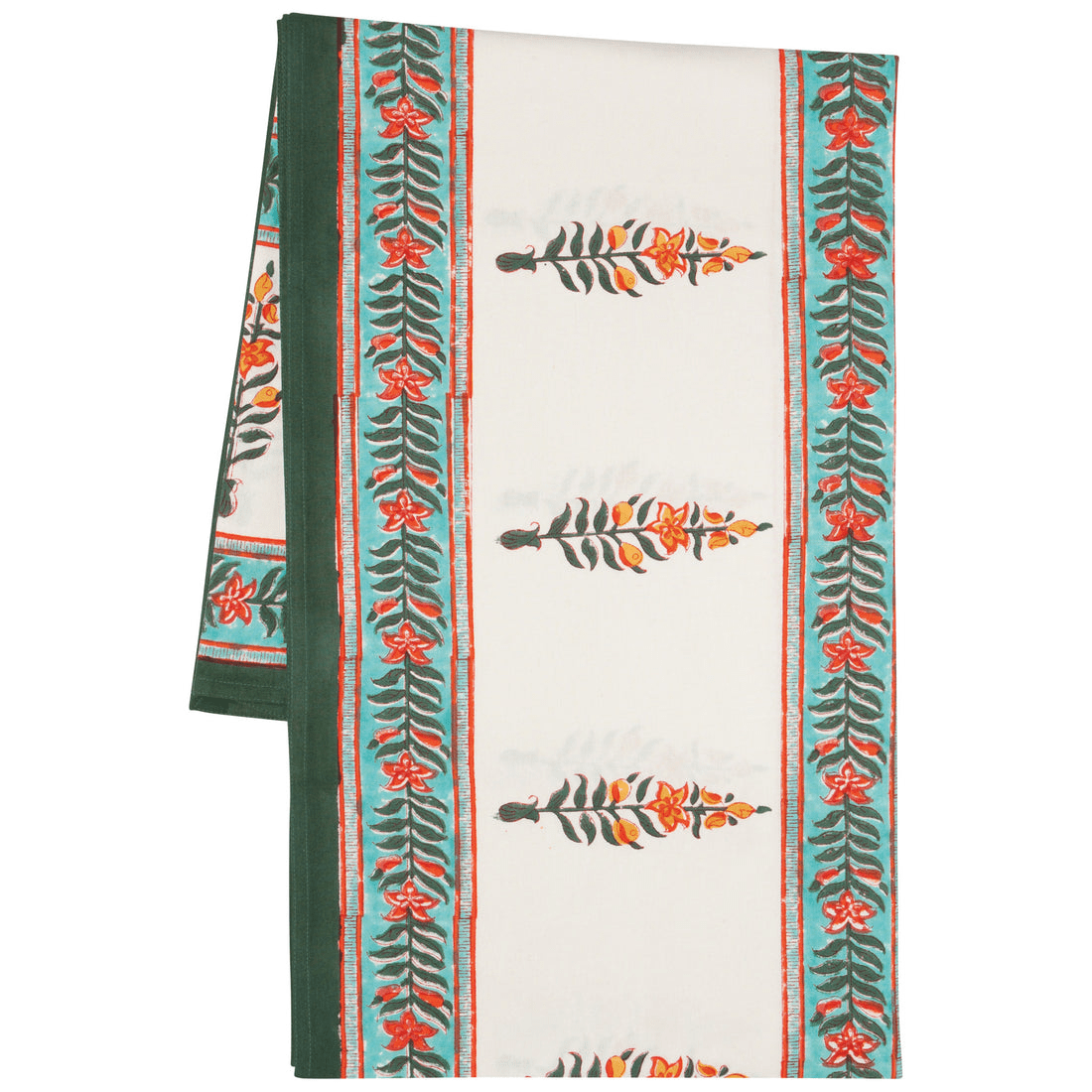 Now Designs Marigold Block Print Tablecloth 90