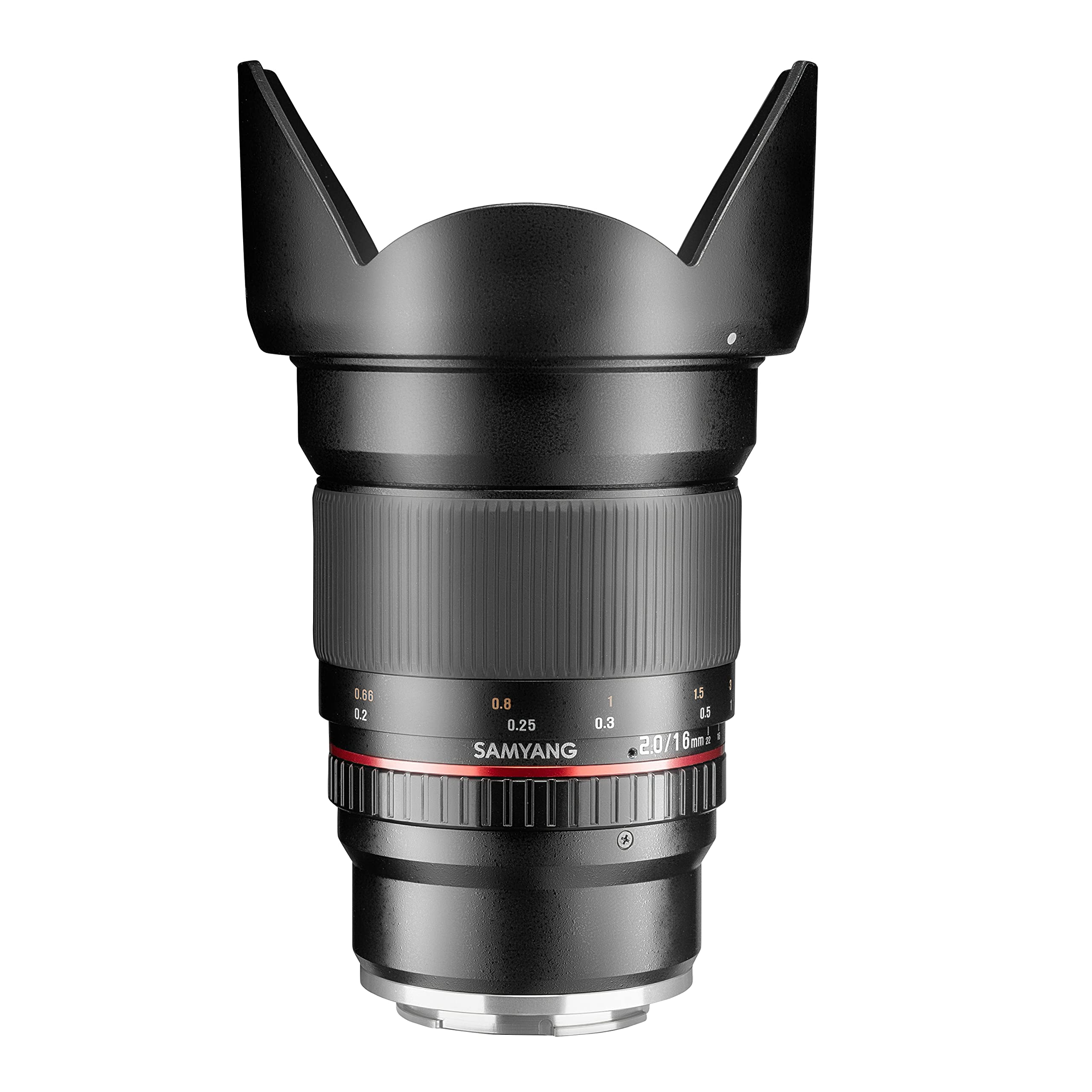 Samyang 16mm F2.0 Ultra Wide Angle Manual Focus Lens for Micro Four Thirds Cameras - Perfect for Landscape, Architecture & Low Light Photography