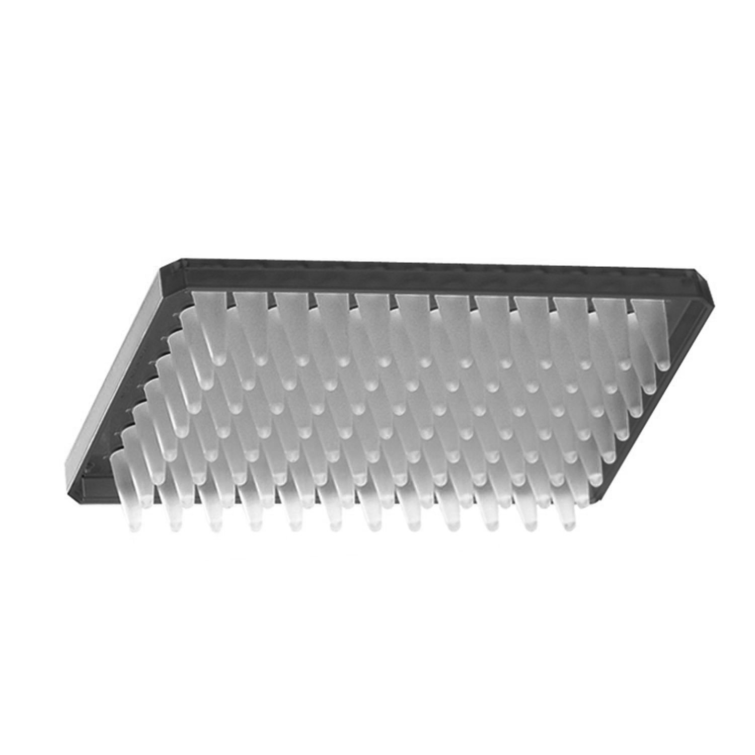 Axygen PCR-96M2-HS-BK Half Skirt 96-Well PCR Microplate, 300μL, Black PP, RNase/DNase-Free, Non-Sterile (10 Plates/Unit, 5 Units/Case) – Ideal for High-Throughput PCR Amplification, DNA/RNA Analysis, and Molecular Biology Research
