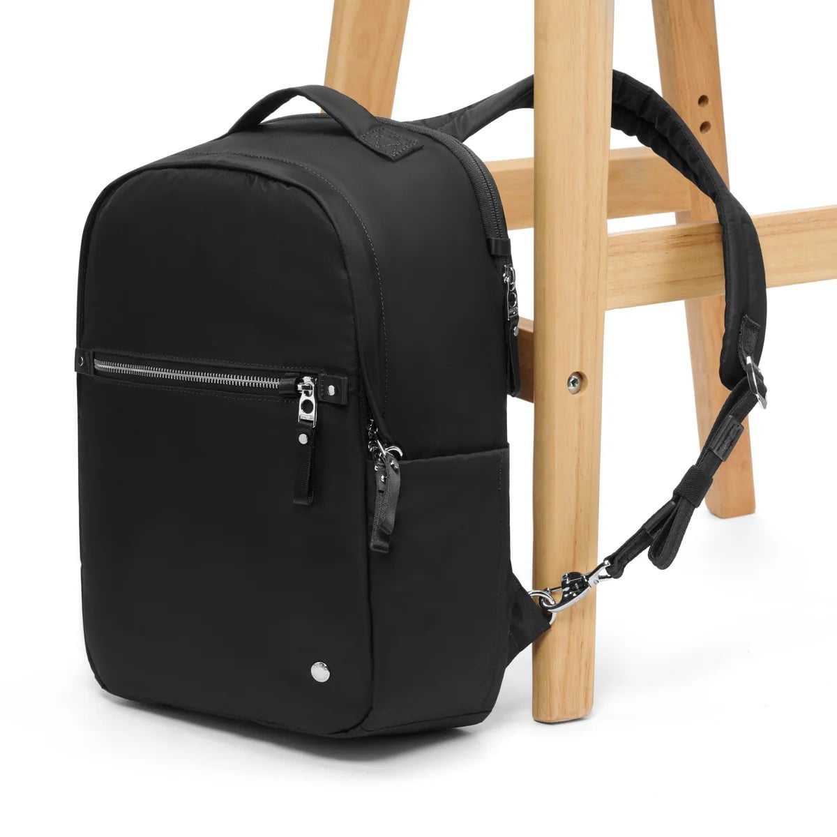 Pacsafe W 10L Anti-Theft Backpack - Secure Travel Daypack for Commuters, Students & Tourists - RFID Protection & Cut-Resistant Straps for Urban Safety