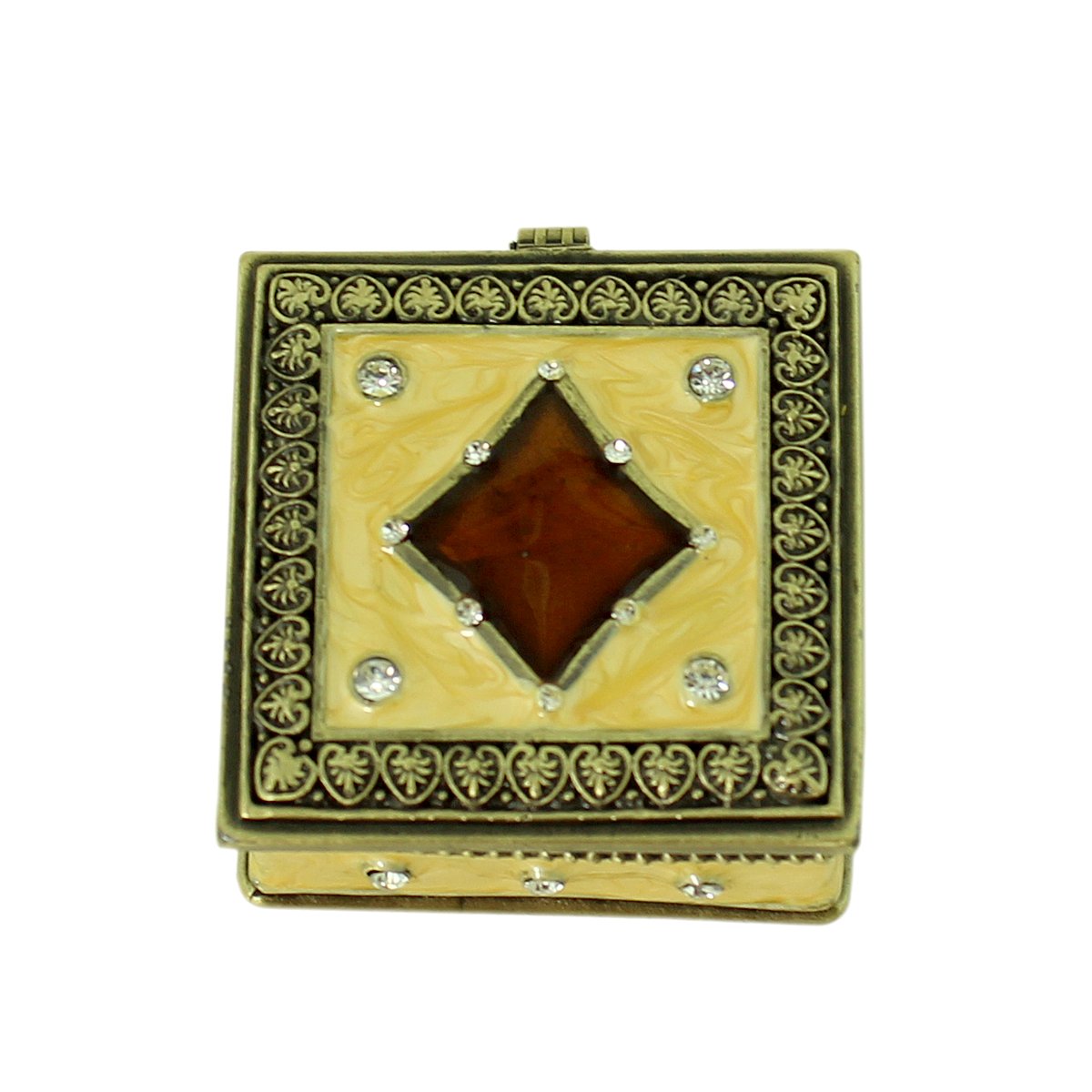 Echomerx Ace of Diamonds Jewelry Trinket Box - Elegant Storage for Rings, Necklaces & Keepsakes | Perfect for Home Decor, Gift Giving & Organizing Small Treasures