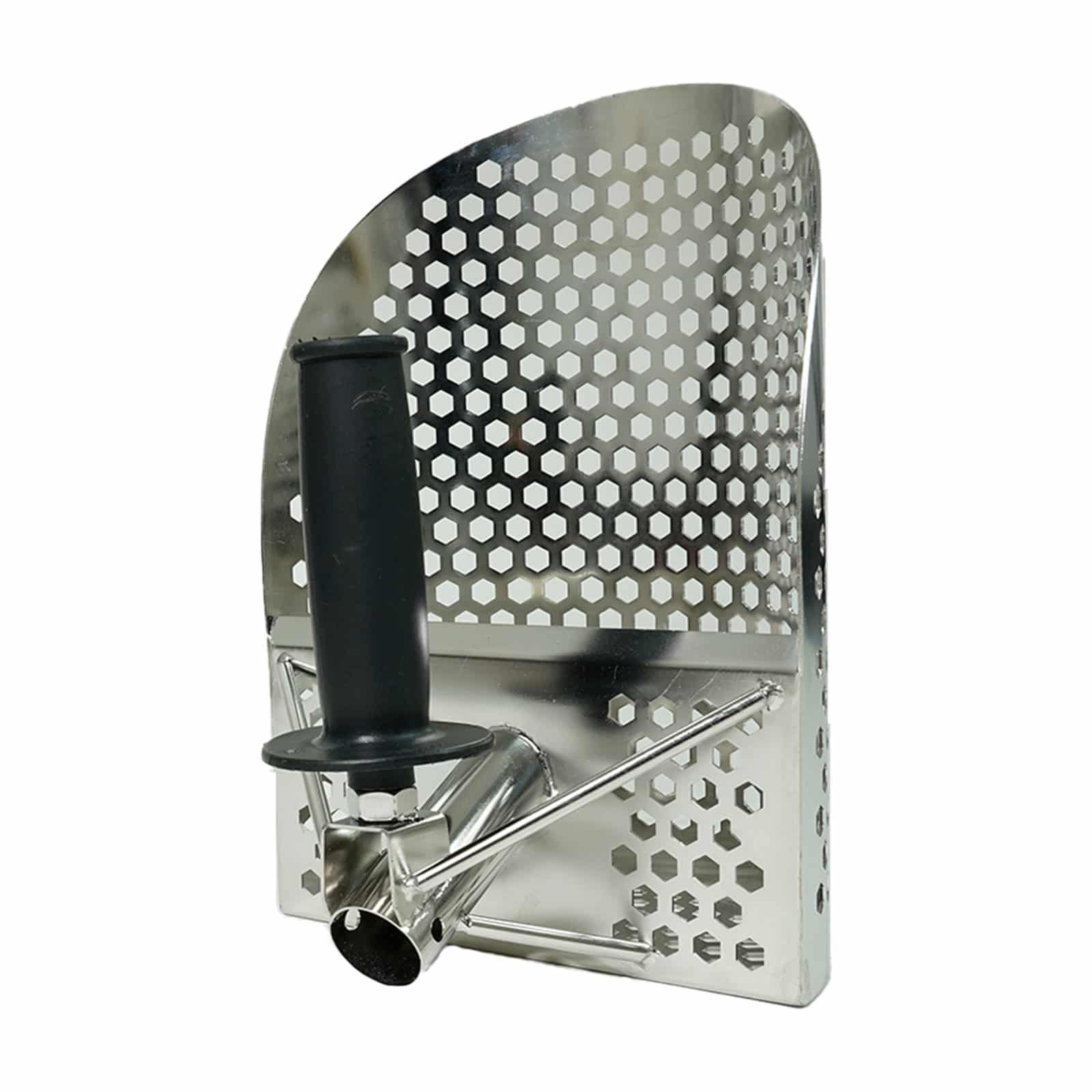 Premium Stainless Steel Handheld Sand Scoop for Metal Detecting - Durable & Lightweight Beach Treasure Hunting Tool for Coins, Relics & Jewelry - Perfect for Beach, Desert & Outdoor Adventures