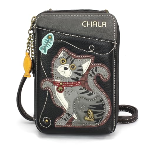 Gray Tabby Cat - Black