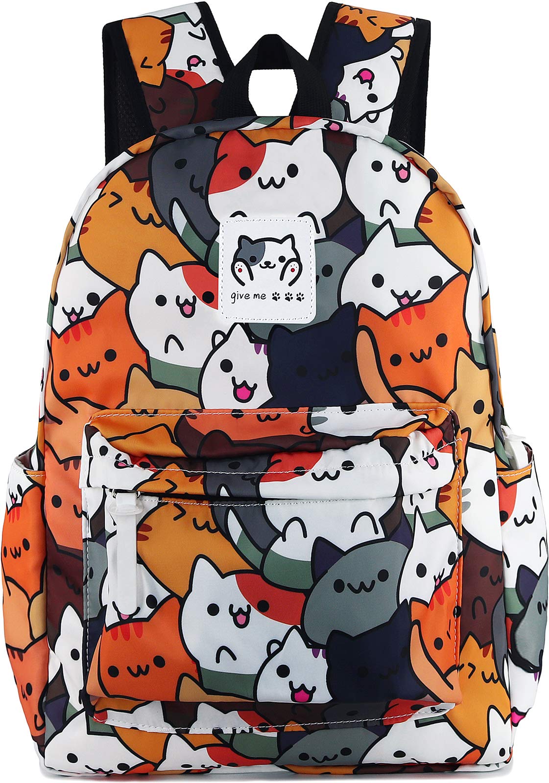 Roffatide Anime Light Up Backpack - Large Capacity Black Backpack for School, Travel & Cosplay | Perfect for Anime Fans & Gift Giving