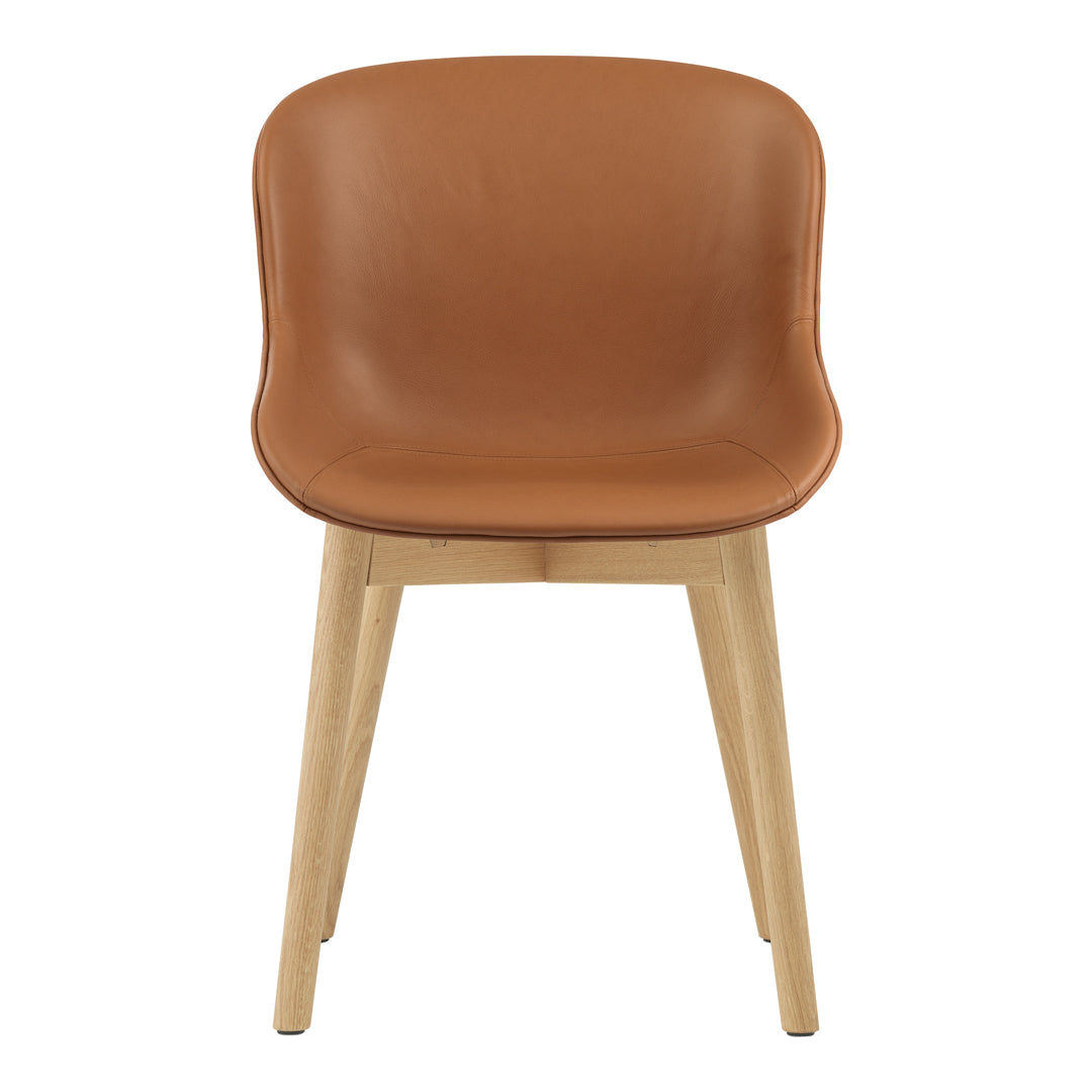Stylish Hyg Side Chair with Wood Base & Full Upholstery - Perfect for Dining Room, Kitchen, or Home Office Seating