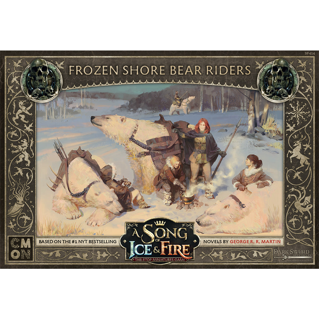 Free Folk Frozen Shore Bear Riders - Premium Collectible Figurine for Game of Thrones Fans | Perfect for Display, Gift Giving & Tabletop Gaming