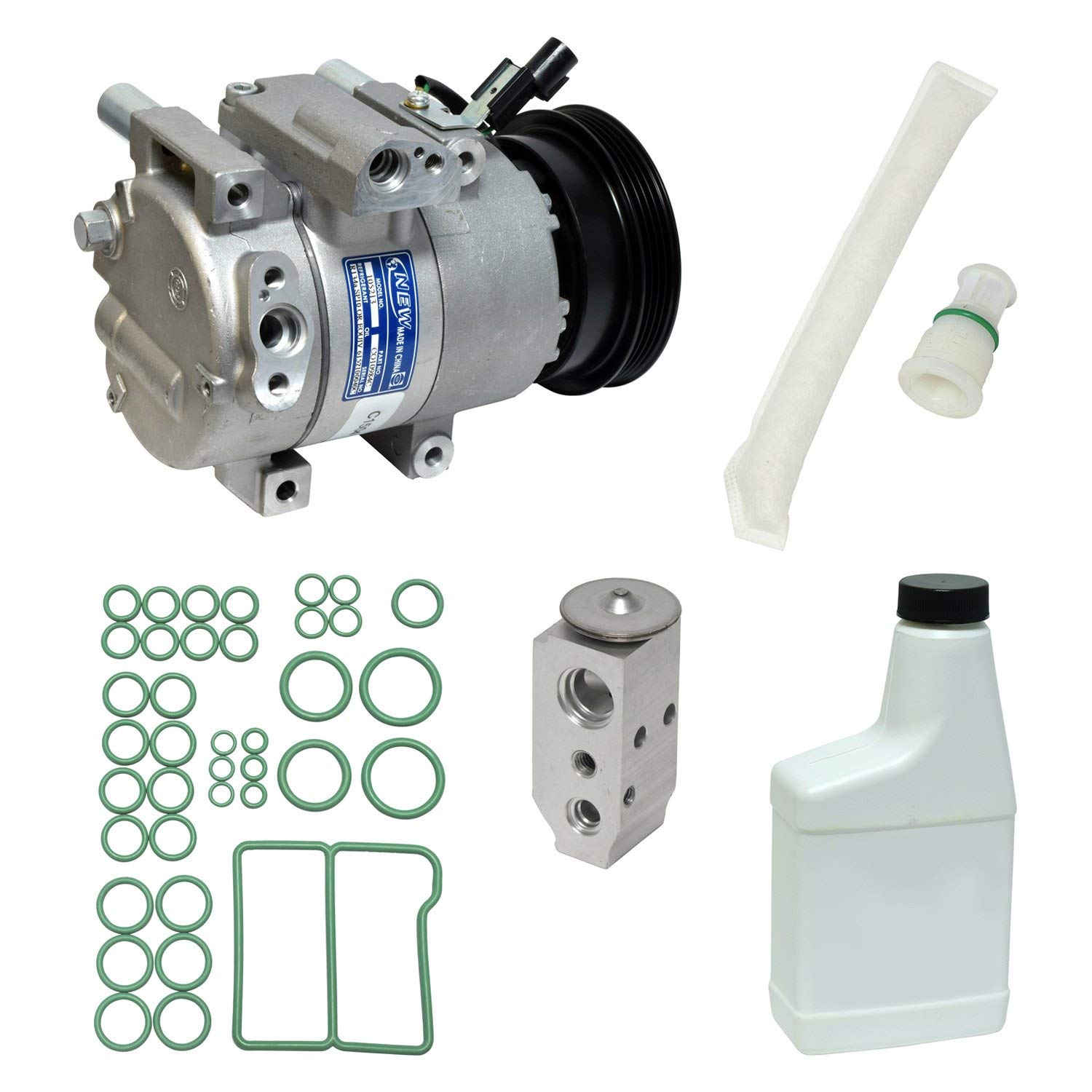 HVAC A/C Compressor Replacement Kit - Compatible with Most Car Models | Fast Cooling System Repair | Perfect for DIY Mechanics & Auto Shops