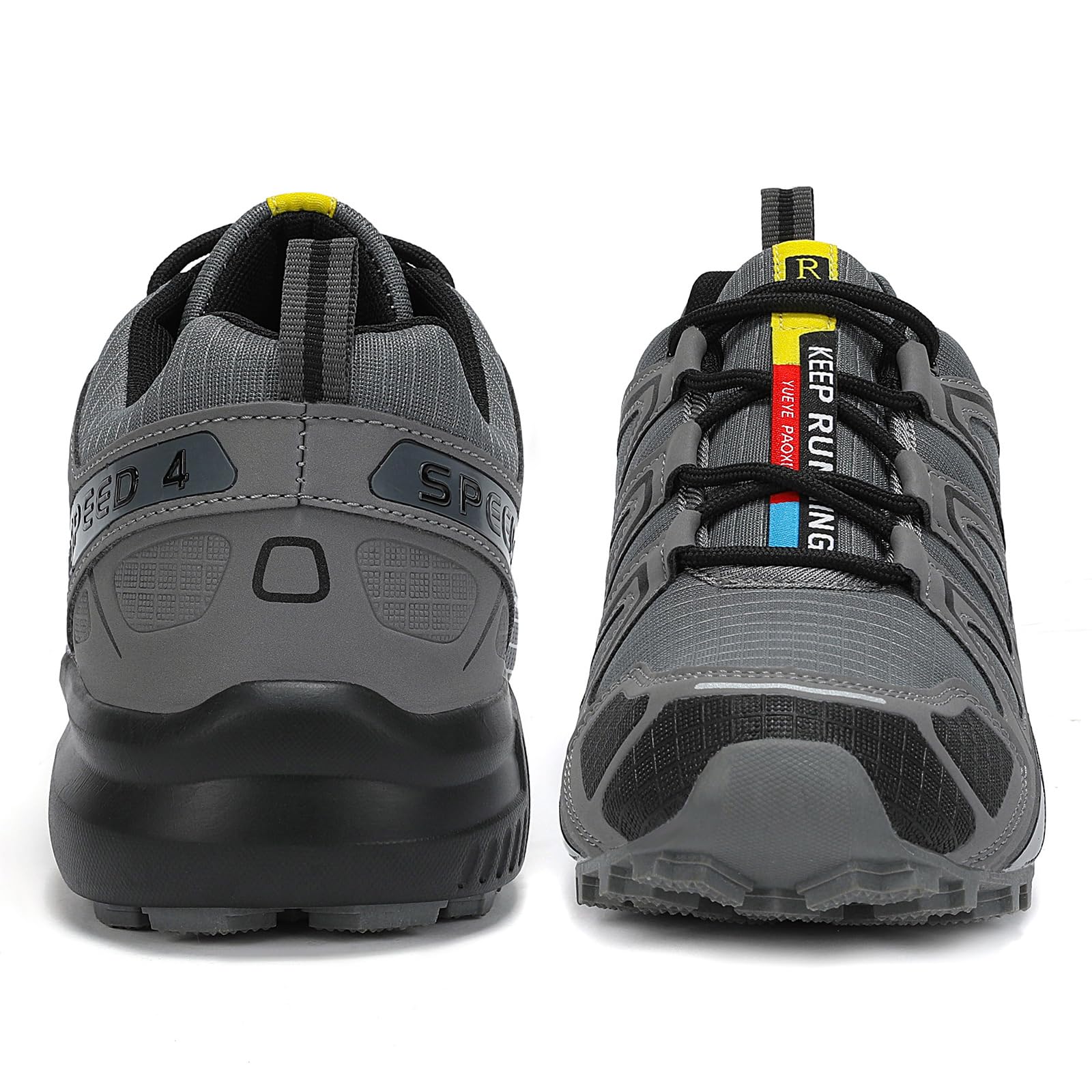 VENROXX Men's Trail Running Shoes - Lightweight, Breathable & Non-Slip Hiking Shoes for Outdoor Trekking & Sports | Perfect for Trail Running, Hiking Adventures & Gym Workouts