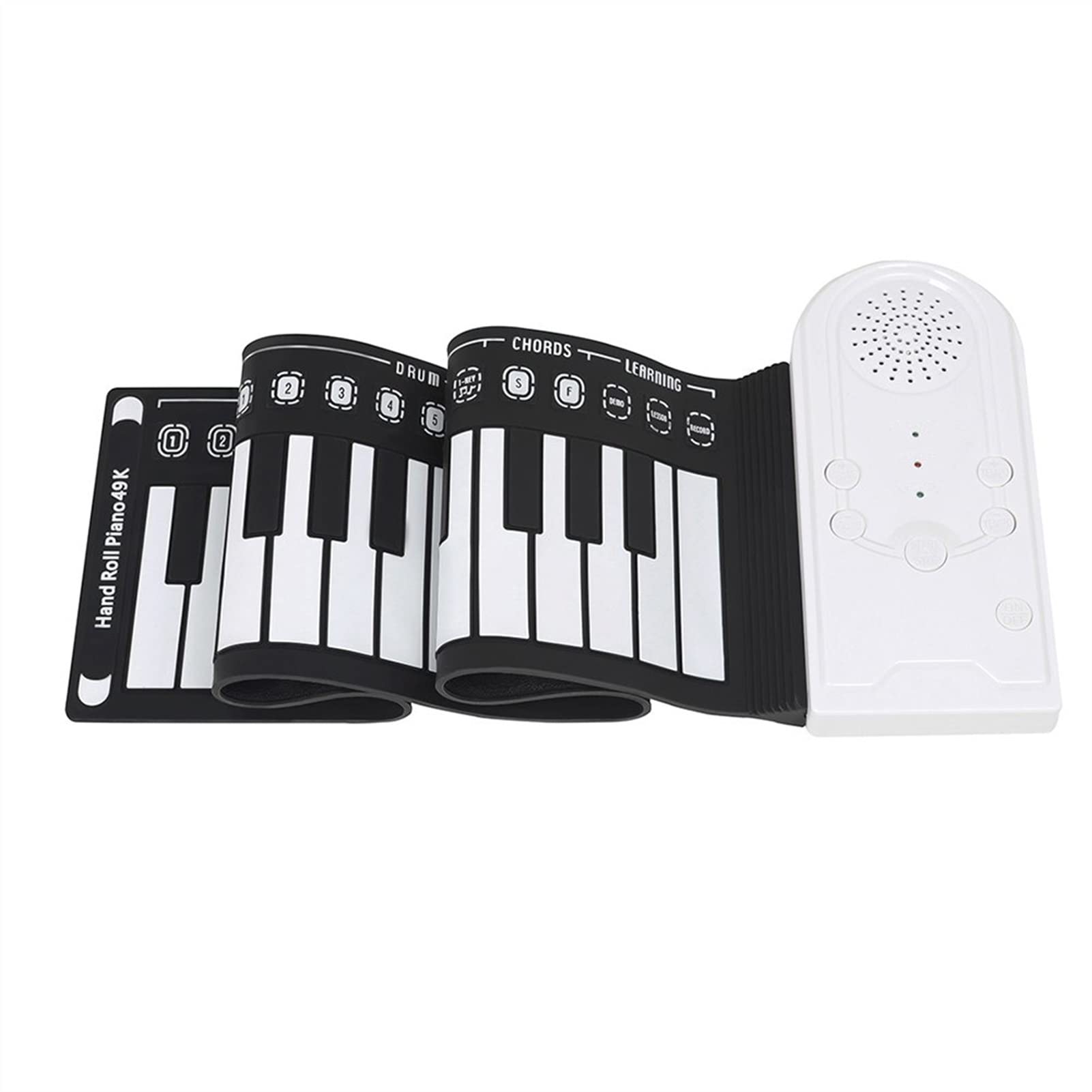 49-Key Foldable Piano Keyboard - Portable Electronic MIDI Keyboard with Built-in Speaker | Perfect for Travel, Home Practice & Live Performances