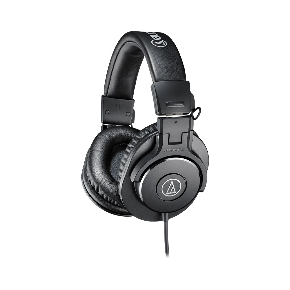 Audio Technica ATH-M30x Professional Studio Monitor Headphones - Closed Back Design for Recording, Mixing & DJing